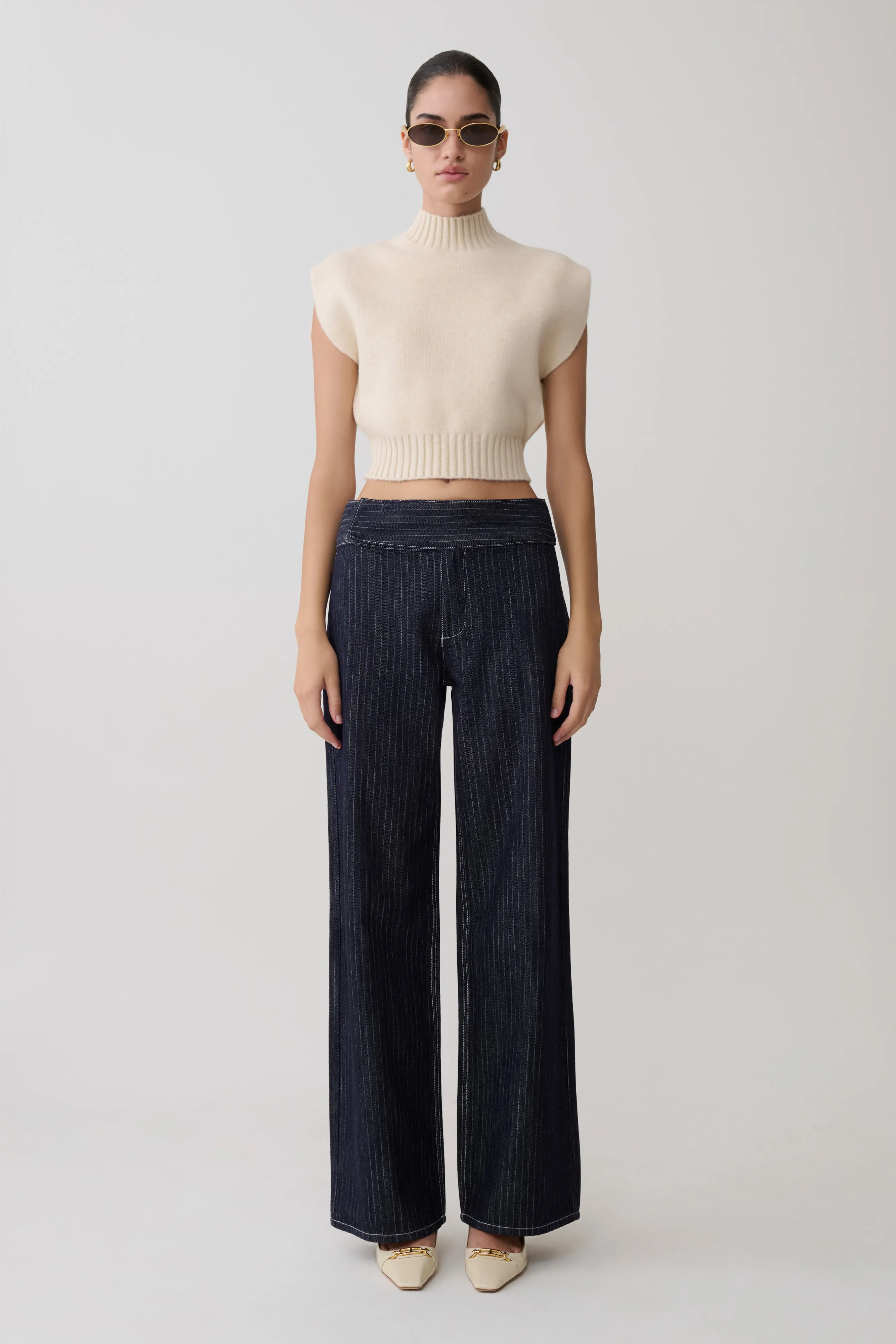 Niko Knit Oversized Top - Ivory sold by Meshki product image thumbnail 4