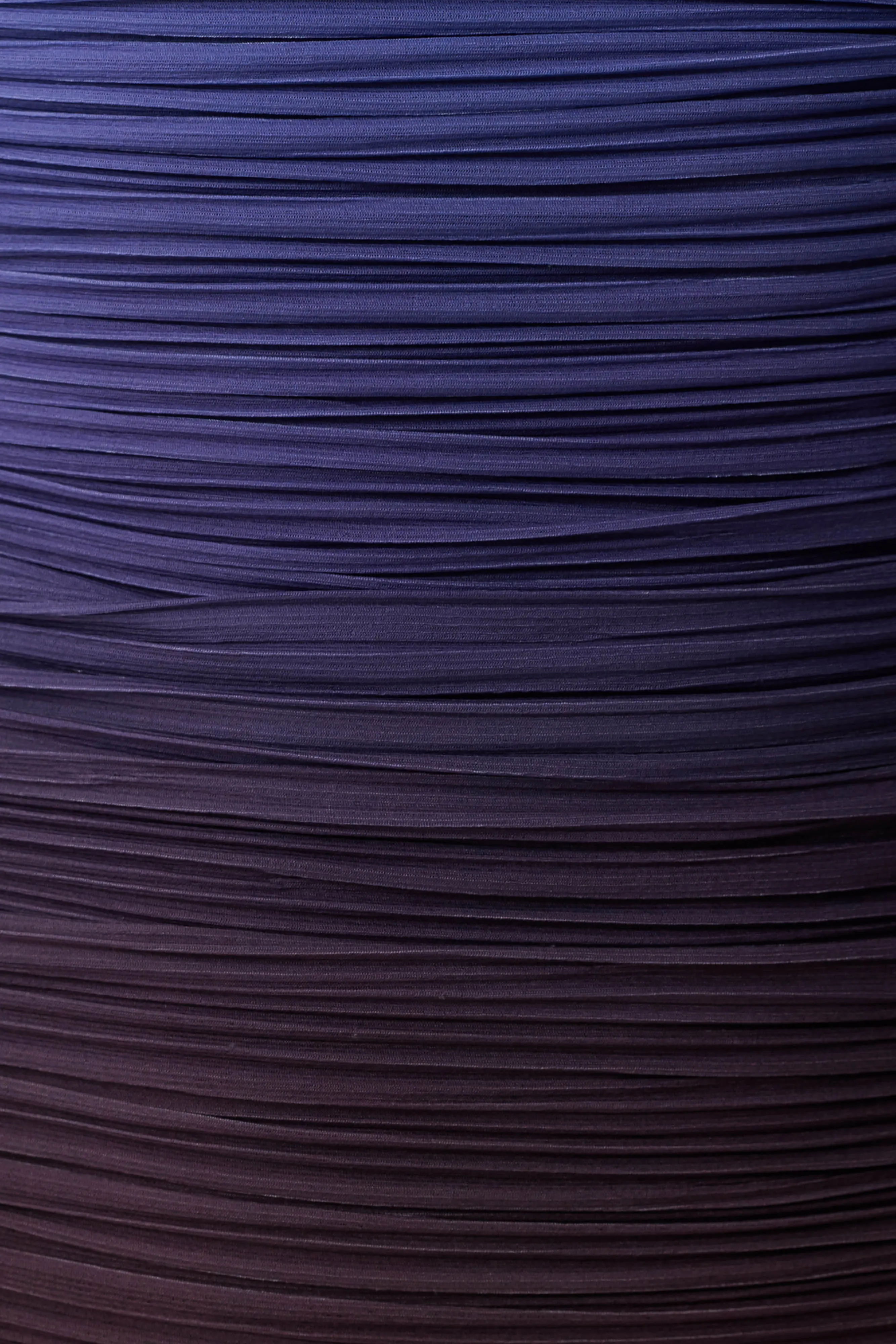 Azizi Pleated Halter Midi Dress - Chocolate & Blue Ombre Print sold by Meshki product image thumbnail 5