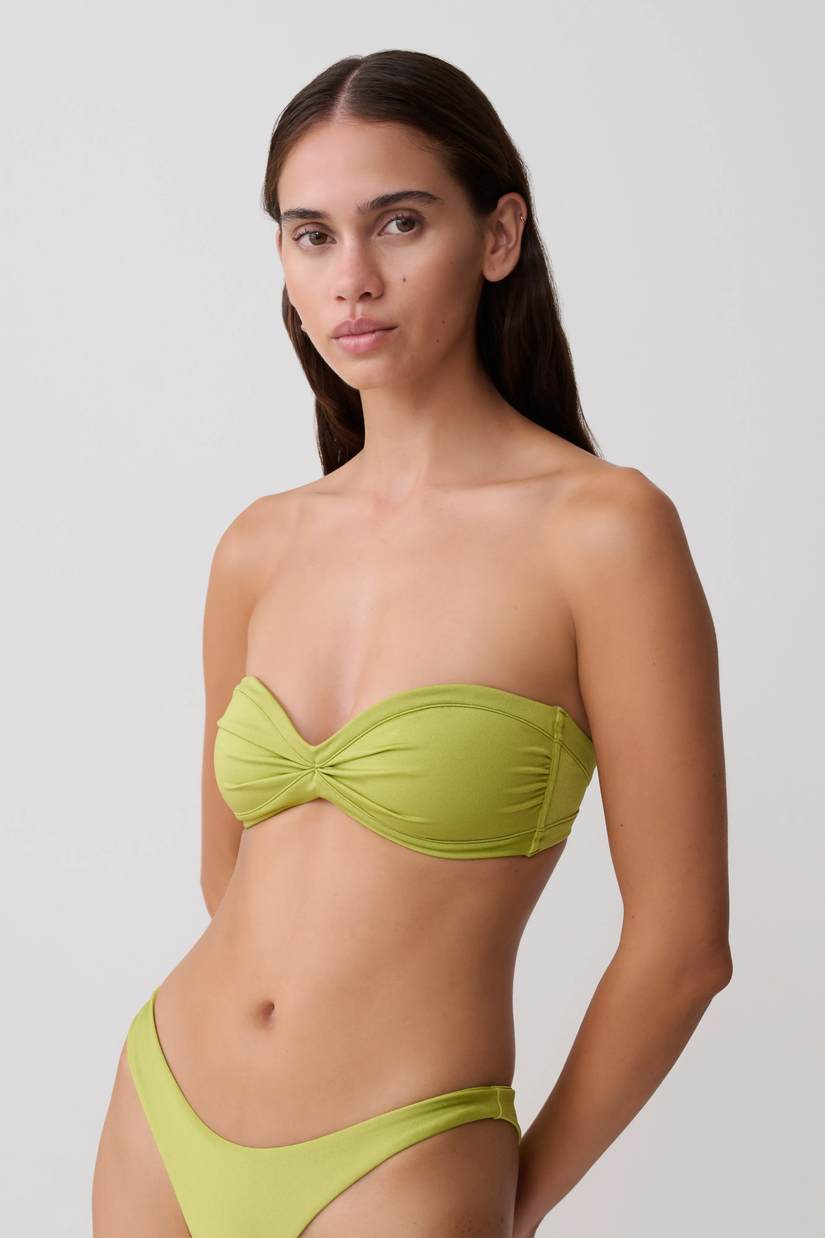 Briar Strapless Bikini Top - Green sold by Meshki product image thumbnail 5
