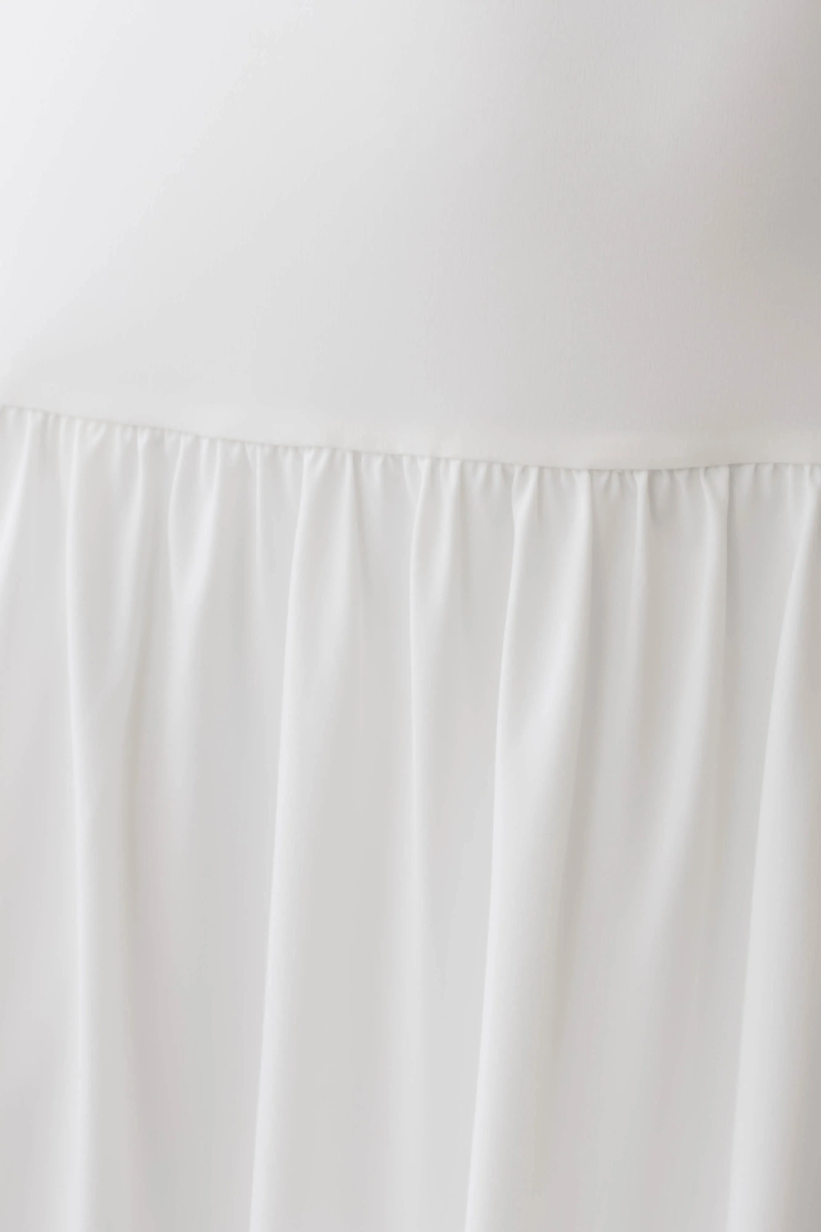 Ailla High Neck Cowl Midi Dress - White sold by Meshki product image thumbnail 5