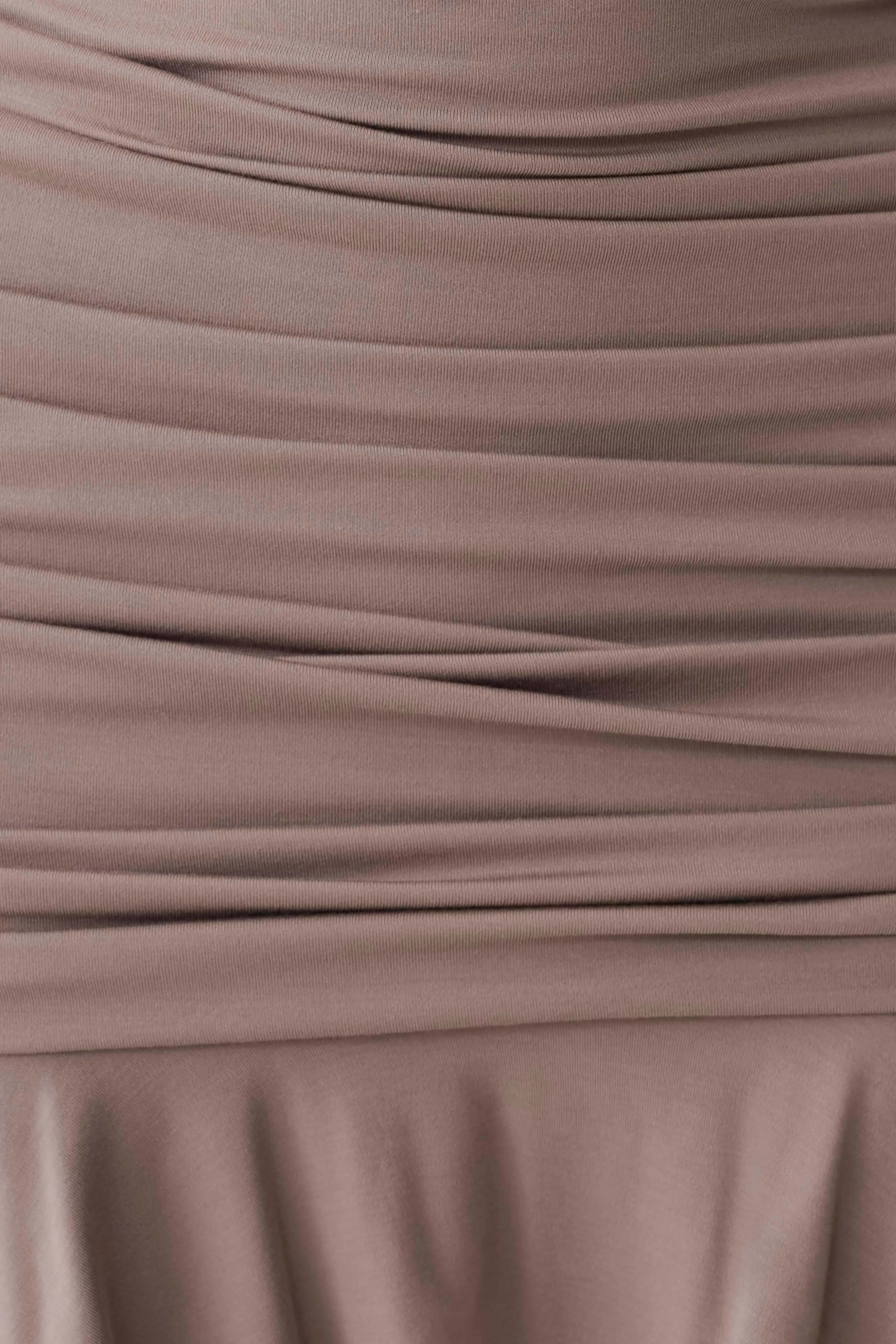 Peregrine Modal Halter Mini Dress - Neutral sold by Meshki product image thumbnail 5