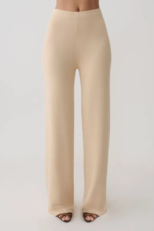 Tula Knit Pants - Natural made by Meshki