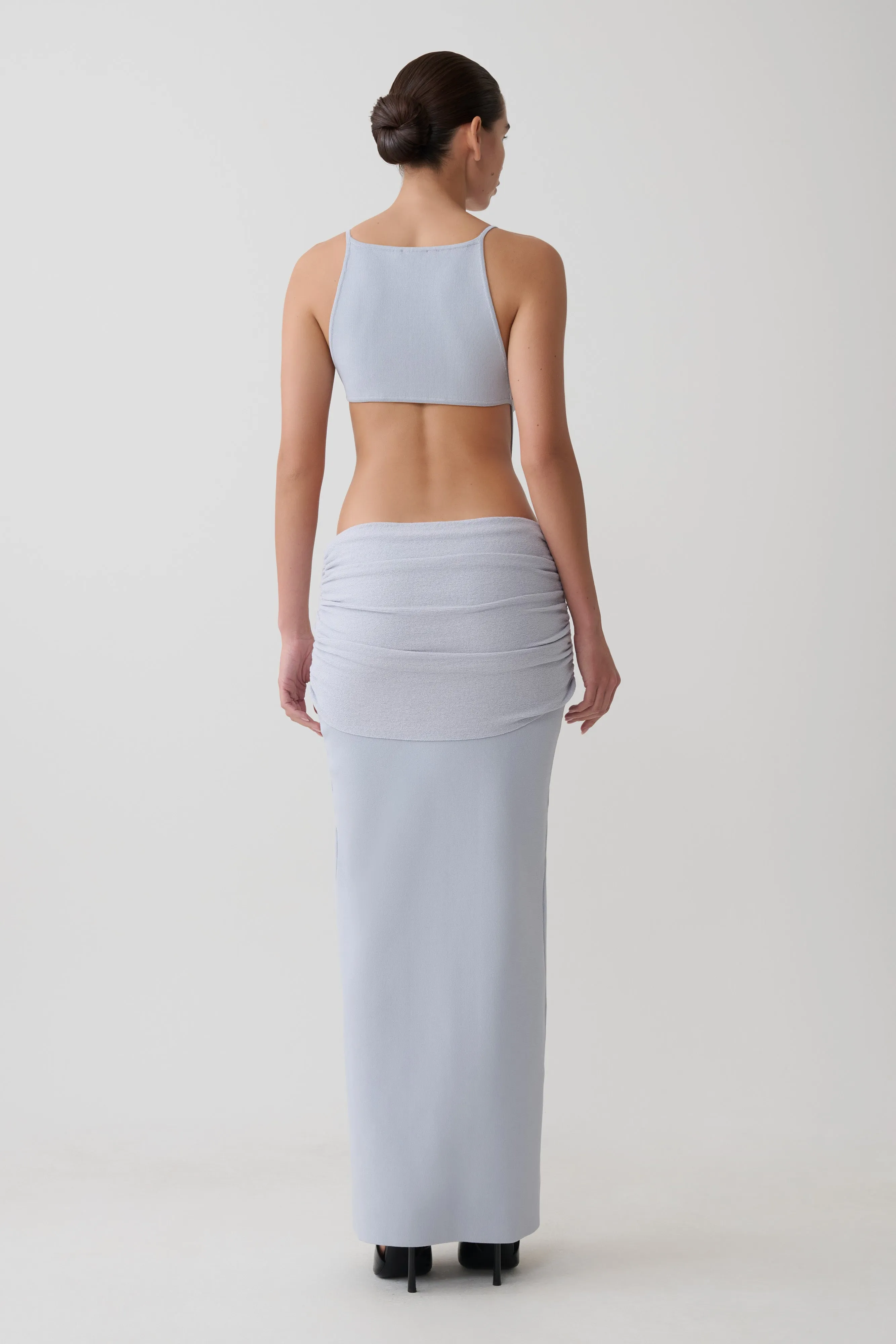 Nathaelie Sleeveless Maxi Dress - Sky Blue sold by Meshki product image thumbnail 2