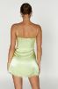 Kalila Corset Mini Dress - Pistachio Green sold by Meshki