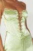 Kalila Corset Mini Dress - Pistachio Green sold by Meshki