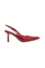 Dasha Patent Sling Back Heels - Red sold by Meshki