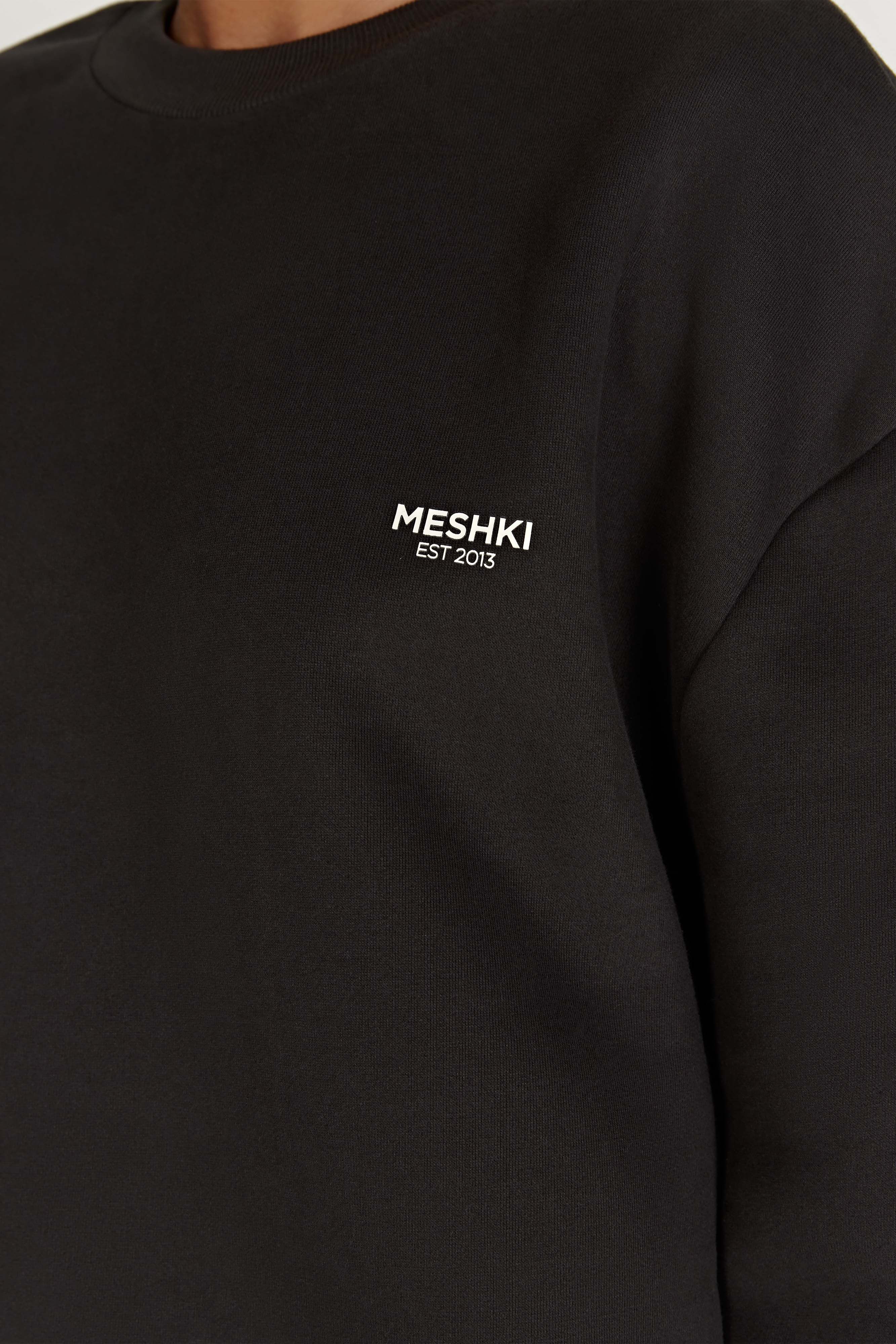 Phoenix Oversized Unisex Crewneck Jumper - Dusk Black sold by Meshki product image thumbnail 2
