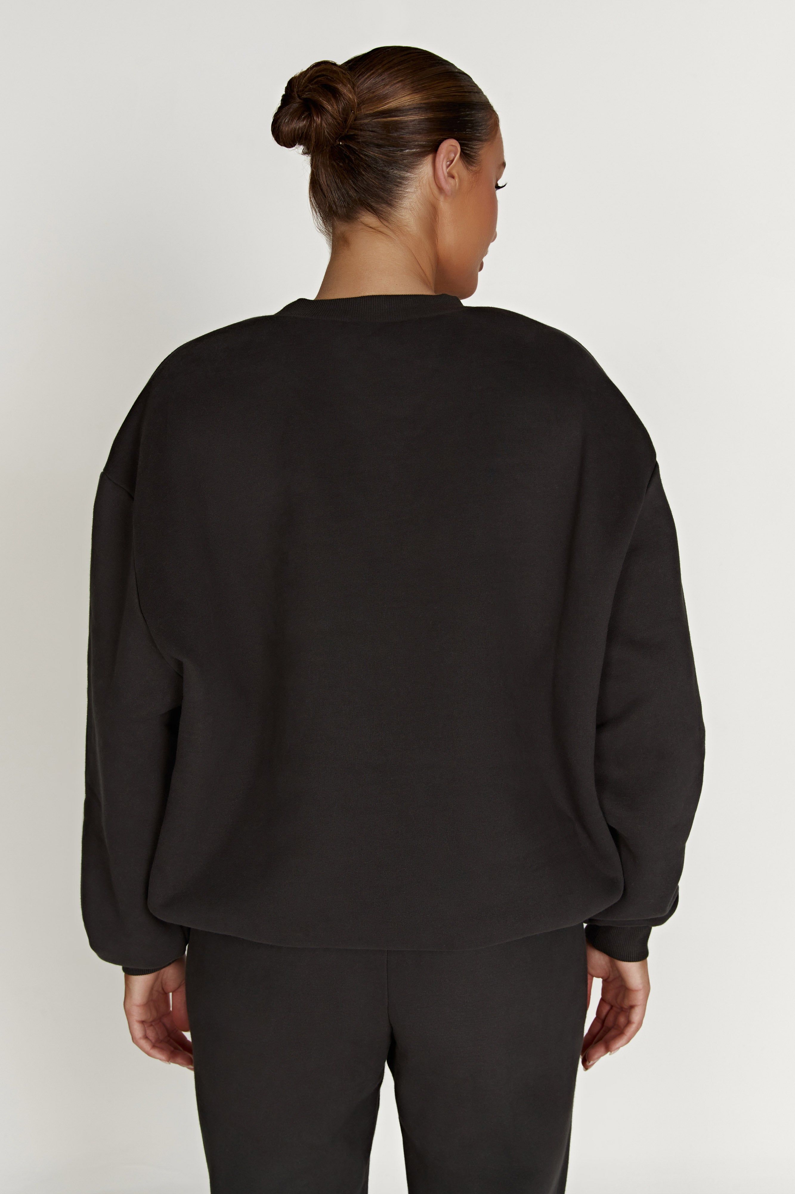 Phoenix Oversized Unisex Crewneck Jumper - Dusk Black sold by Meshki product image thumbnail 3
