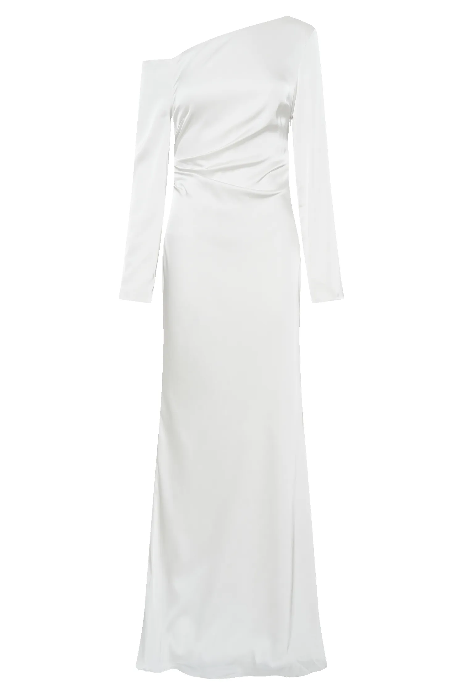 Avery Long Sleeve Maxi Dress - Ivory sold by Meshki product image thumbnail 5