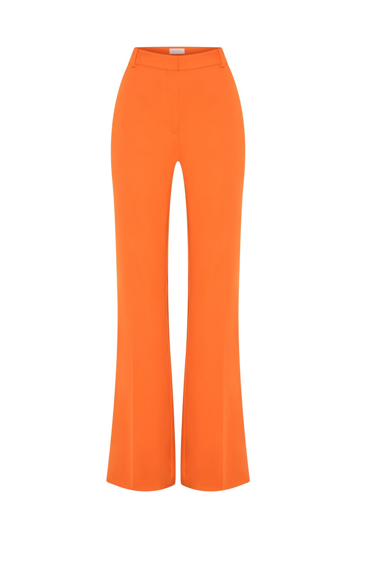Arabella Flared Split Side Pants - Tangerine sold by Meshki product image thumbnail 10