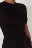 Davina Satin Long Sleeve Mini Dress - Powder Blue sold by Meshki
