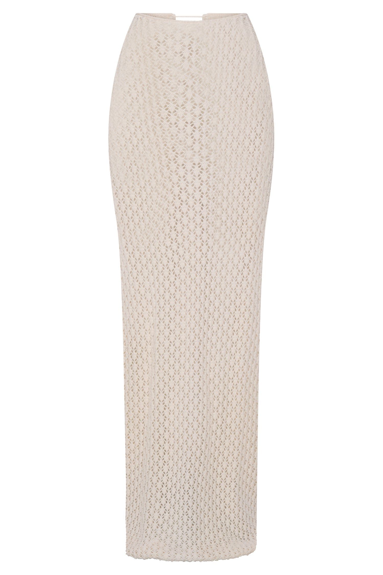 Rosella Crochet Maxi Skirt - Cream sold by Meshki product image thumbnail 5