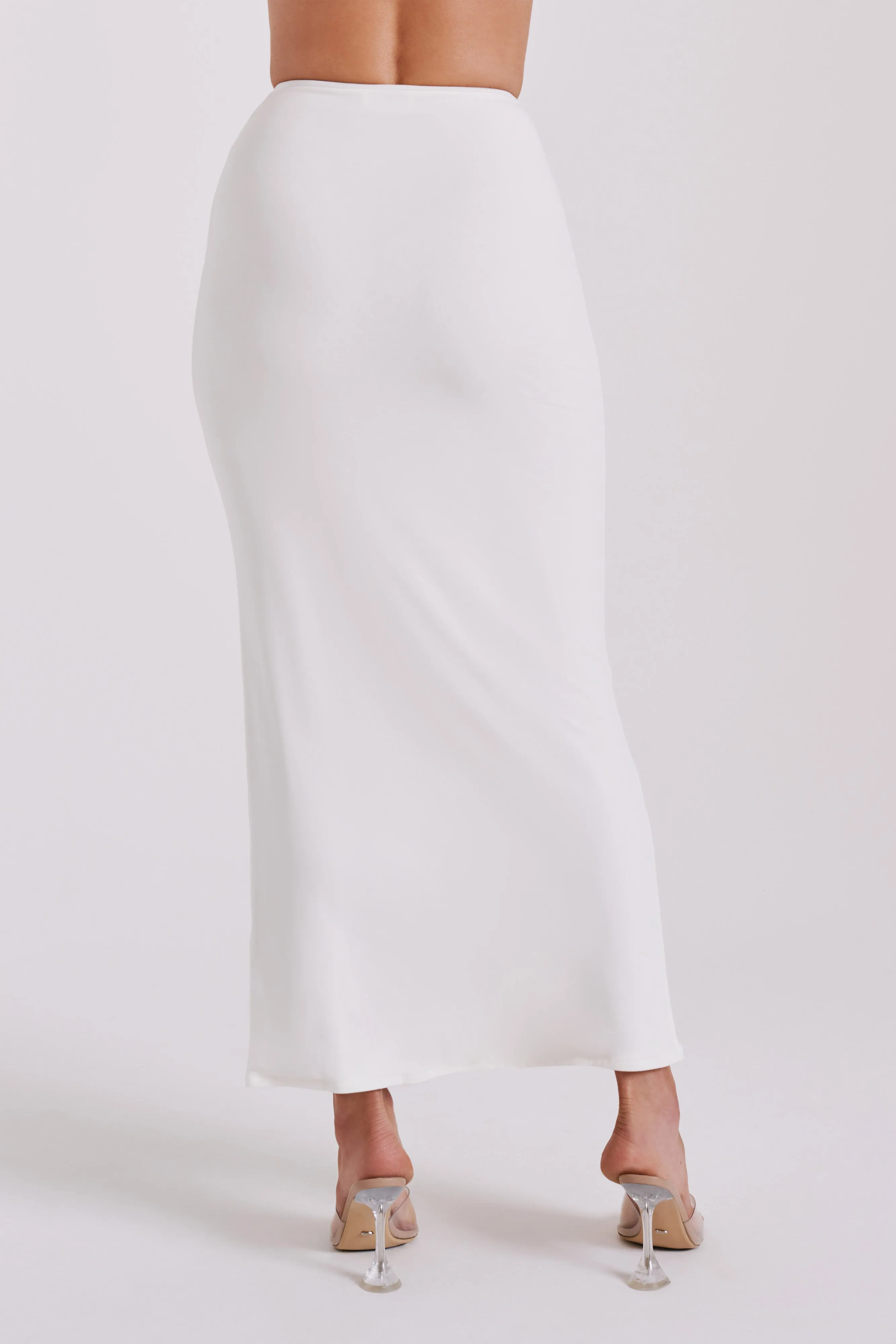 Ceri Maxi Twist Skirt - White sold by Meshki product image thumbnail 4