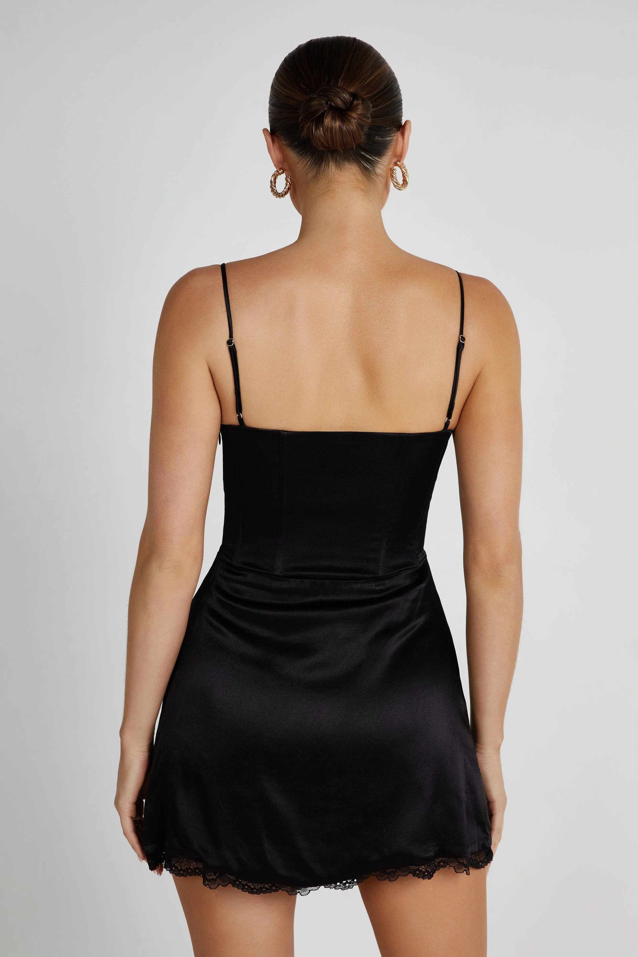 Kalila Corset Mini Dress - Black sold by Meshki product image thumbnail 3