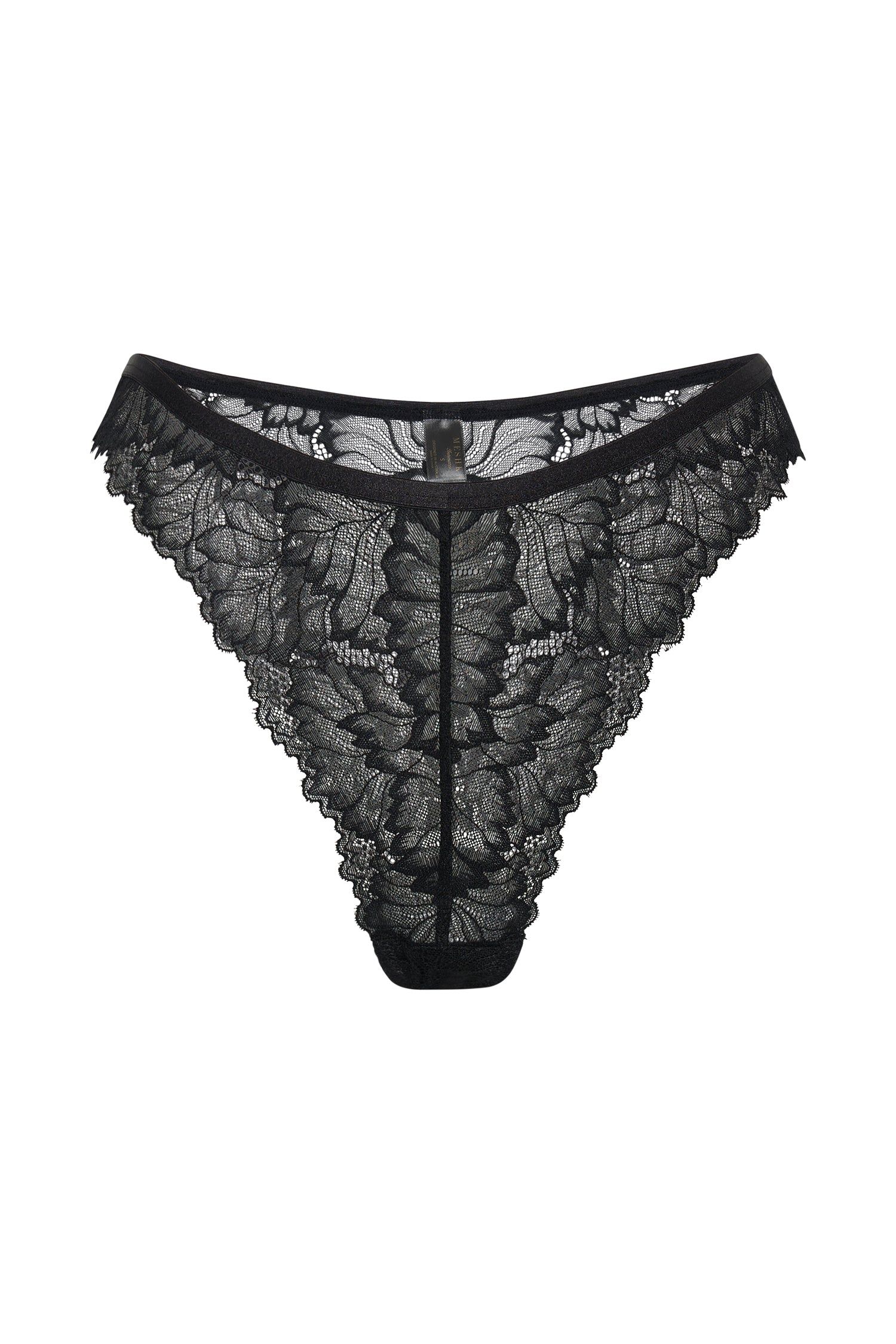Sienna Lace Cheeky Cut Bottoms - Black sold by Meshki product image thumbnail 9