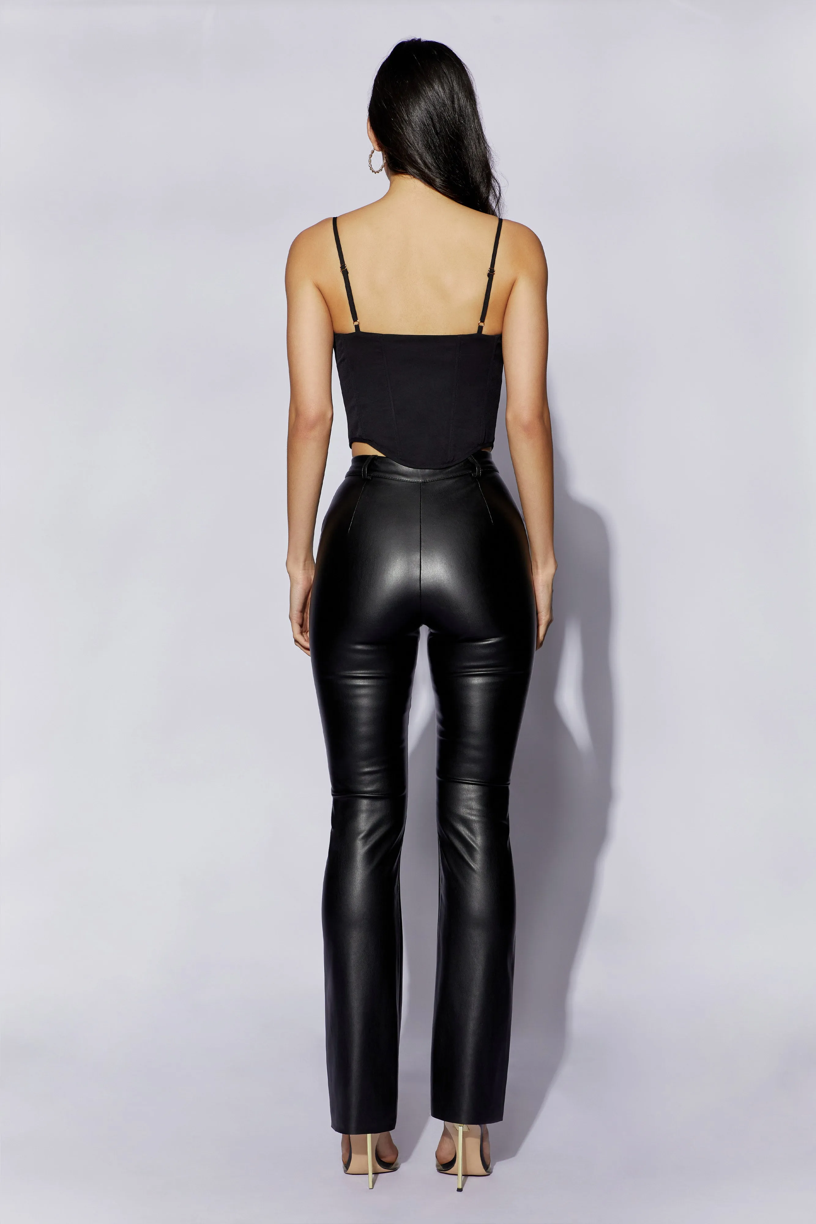 Janice Longline Corset Top - Black sold by Meshki product image thumbnail 2