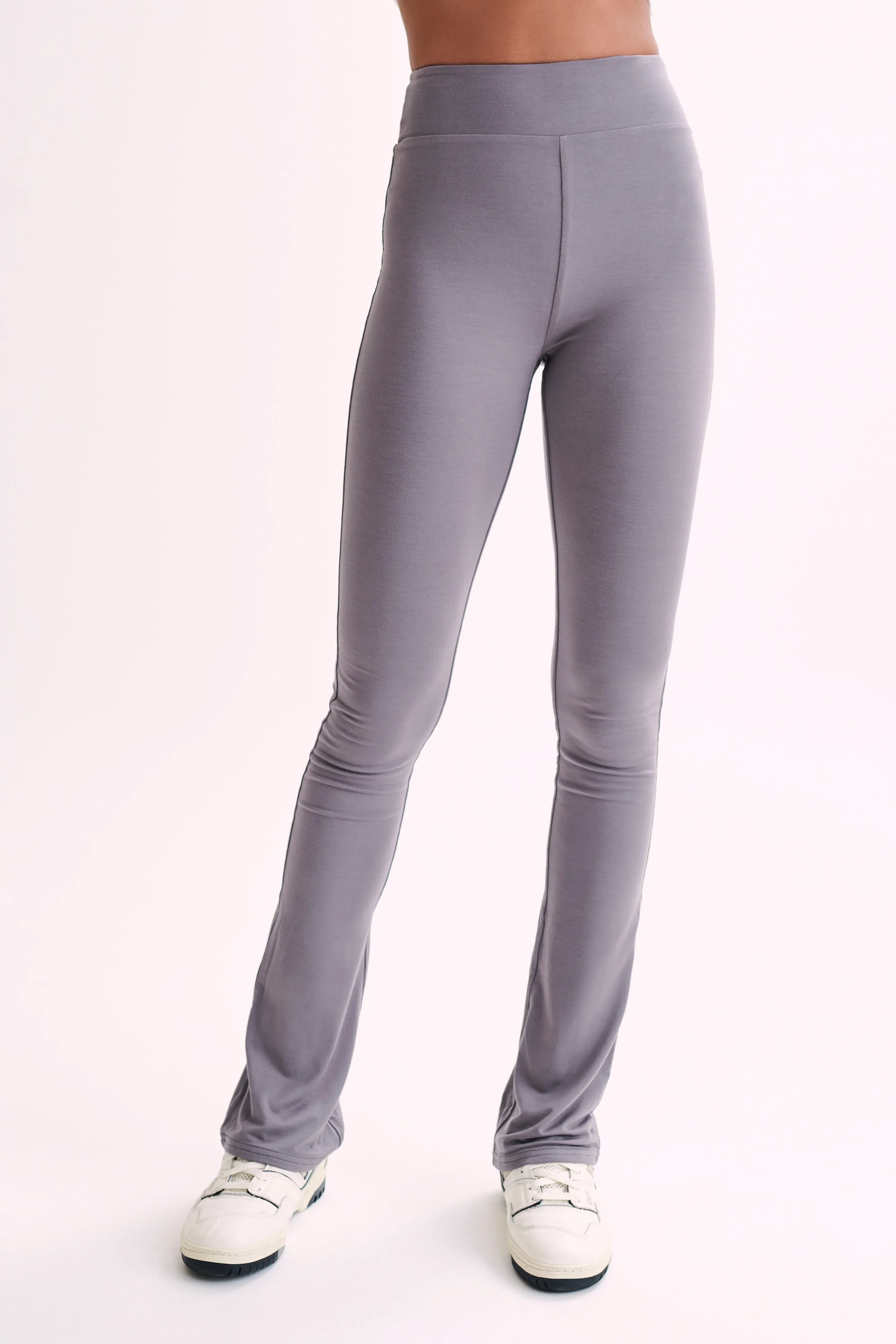 Sabrina Modal Straight Leg Pant - Slate Grey sold by Meshki