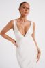 Indy Open Back Maxi Dress - White sold by Meshki