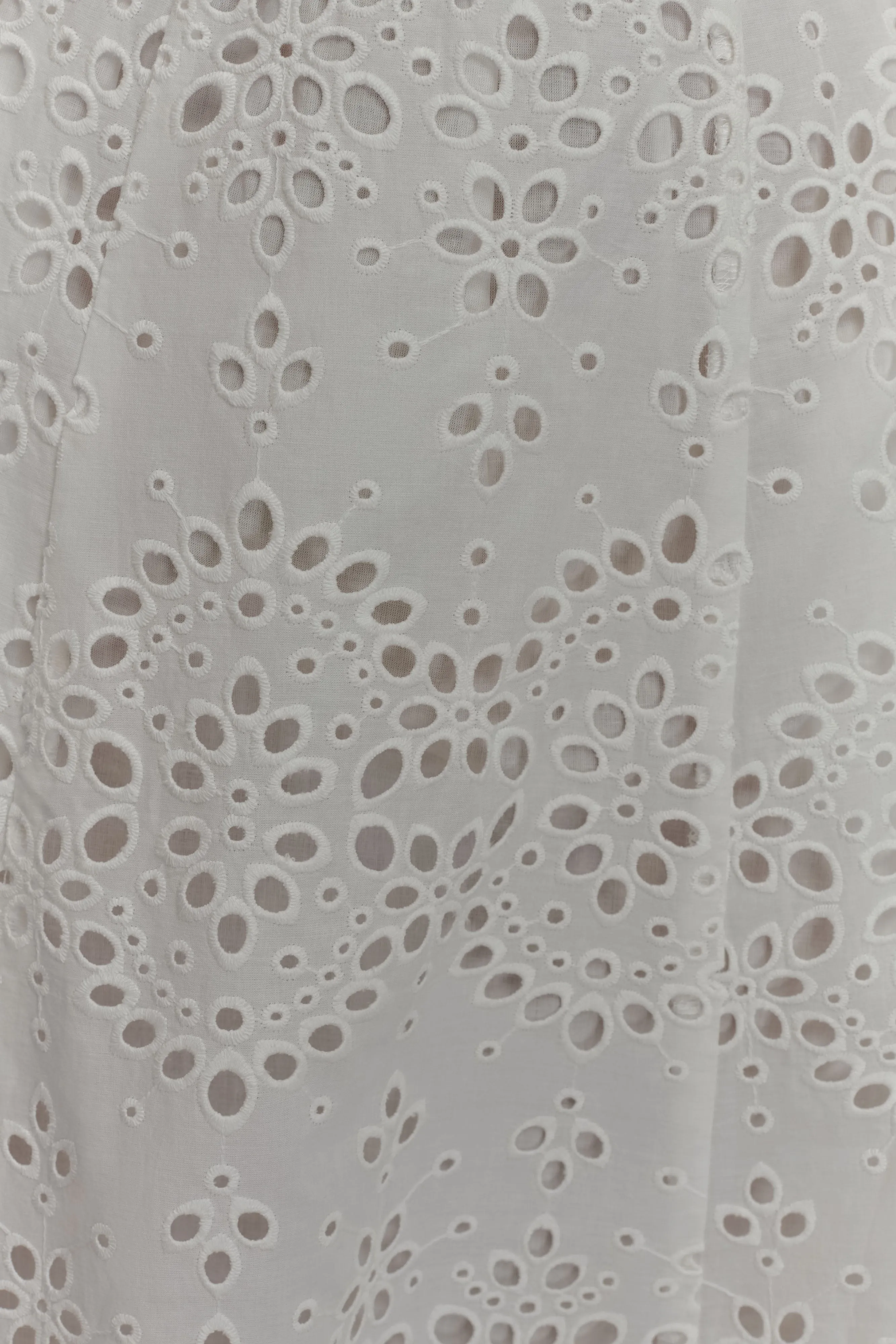 Arla Broderie Midi Skirt - White sold by Meshki product image thumbnail 5