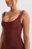 Augustine Slinky Scoop Midi Dress - Wine sold by Meshki