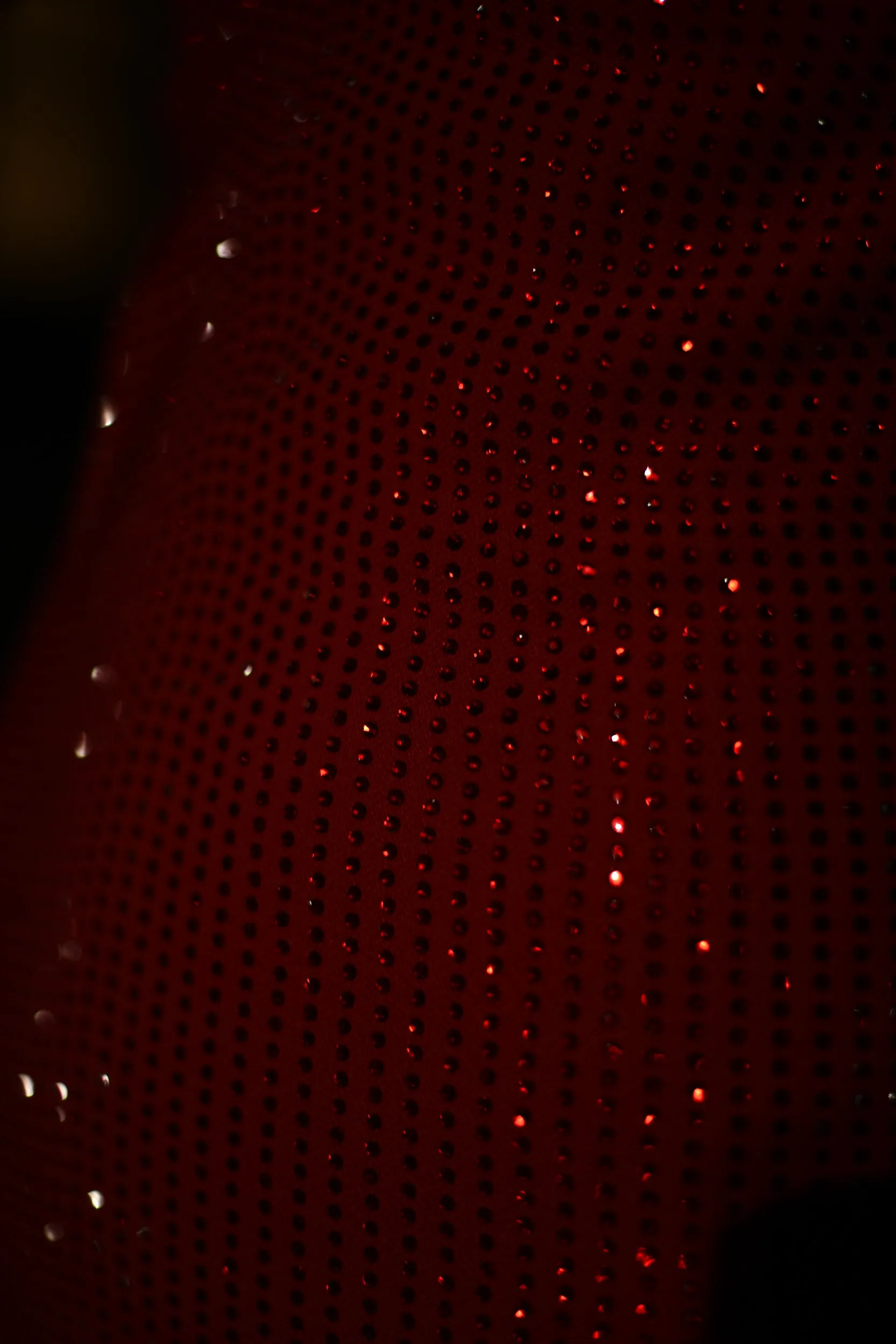 Seina Diamante Halter Mini Dress - Vermilion Red sold by Meshki product image thumbnail 4