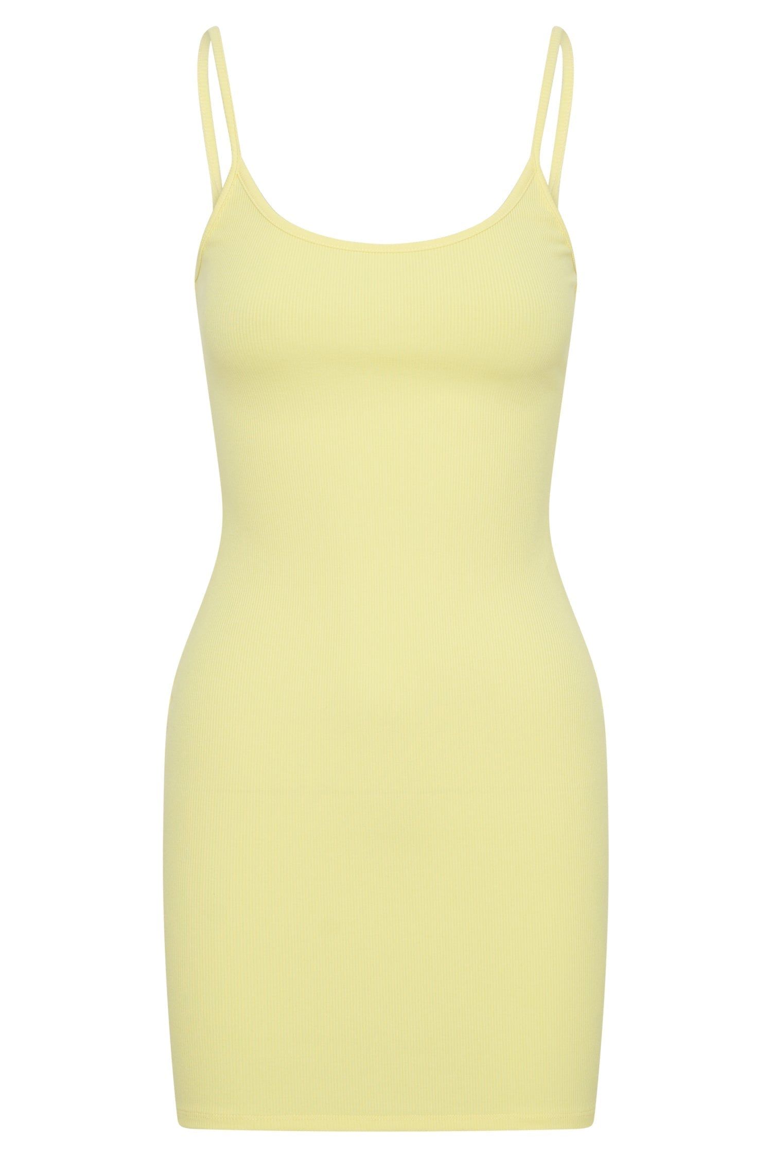 Alexis Mini Ribbed Dress - Yellow sold by Meshki product image thumbnail 7