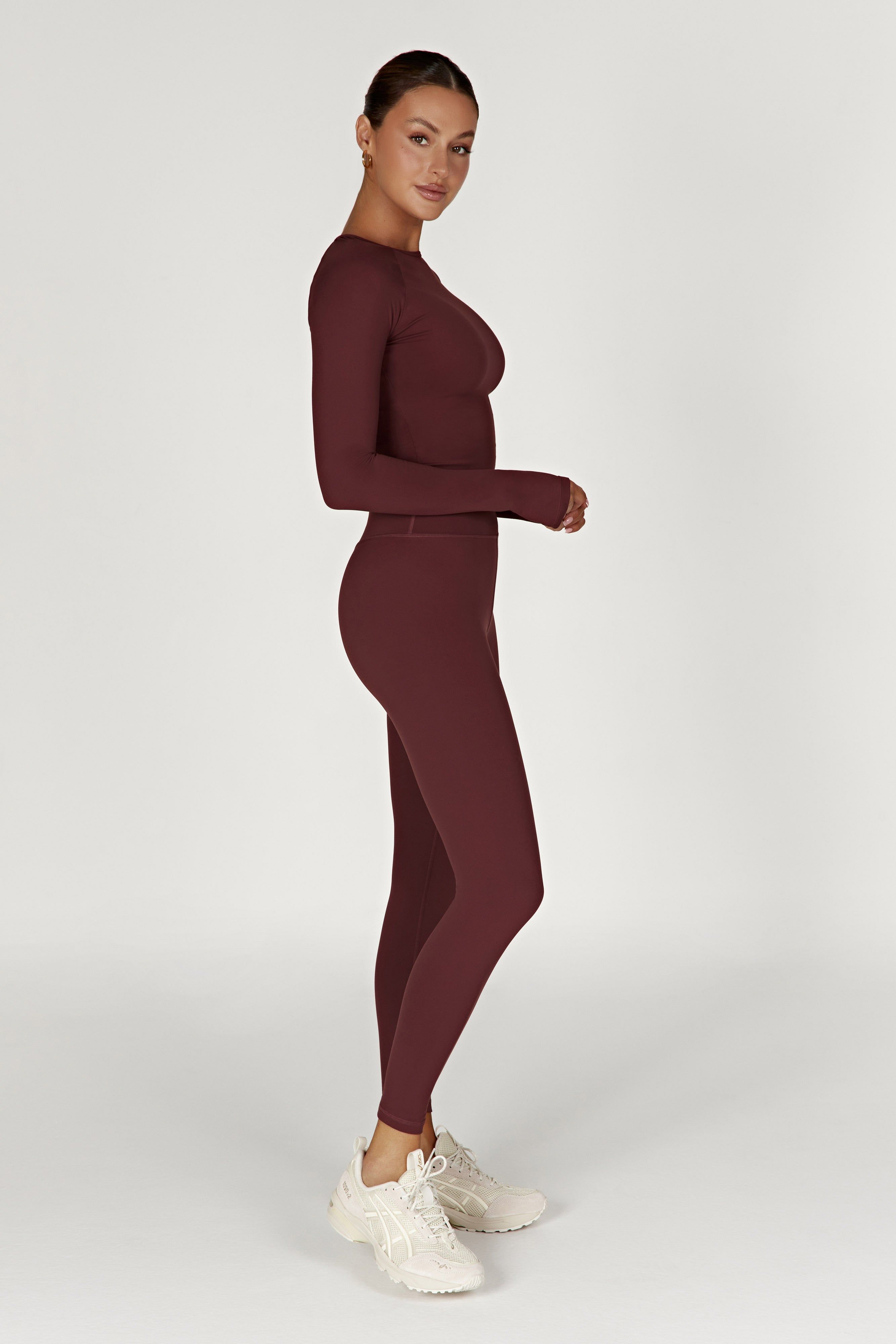 Venus Long Sleeve Top - Mahogany sold by Meshki product image thumbnail 4