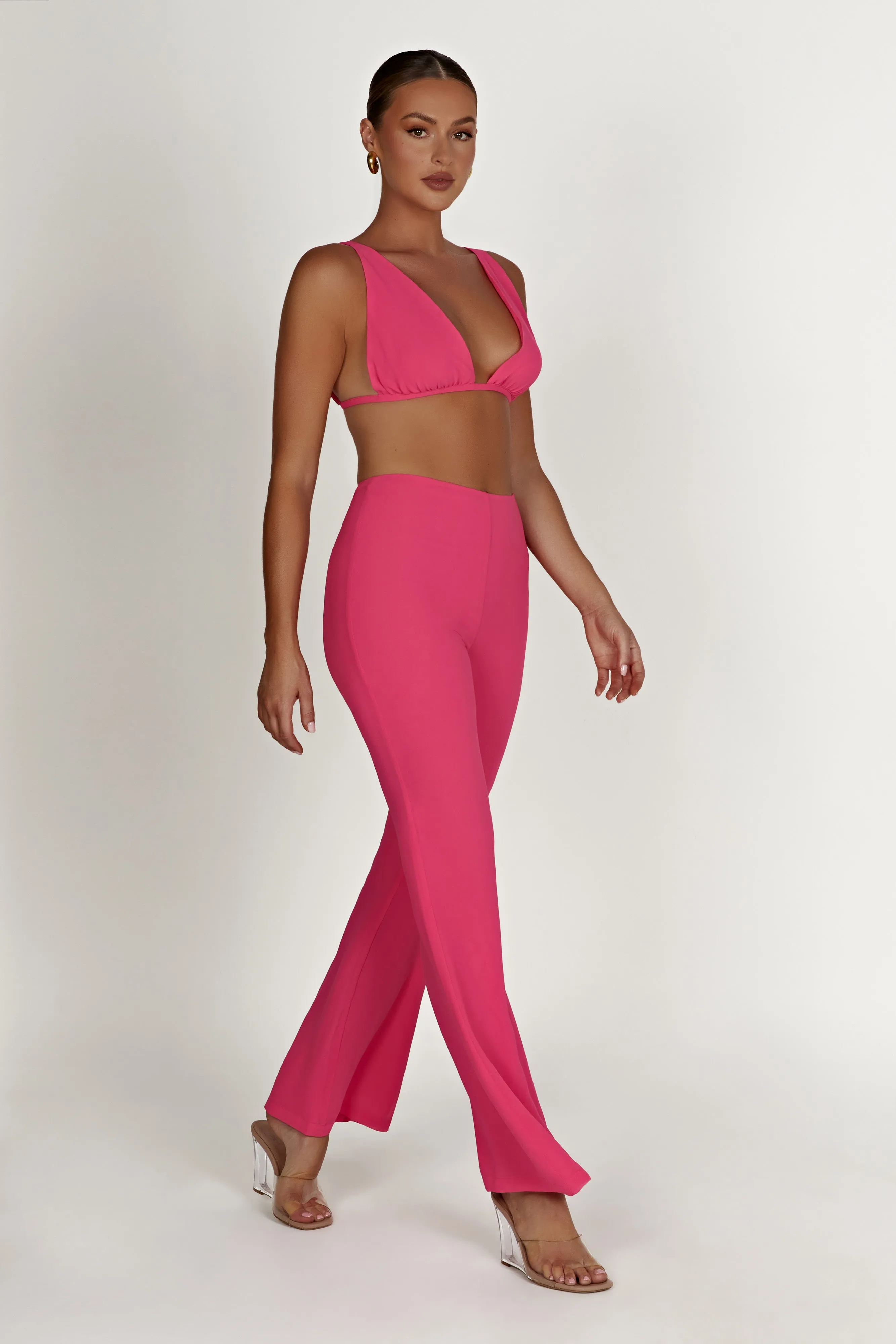Daisie Chiffon Top - Candy Pink sold by Meshki product image thumbnail 5
