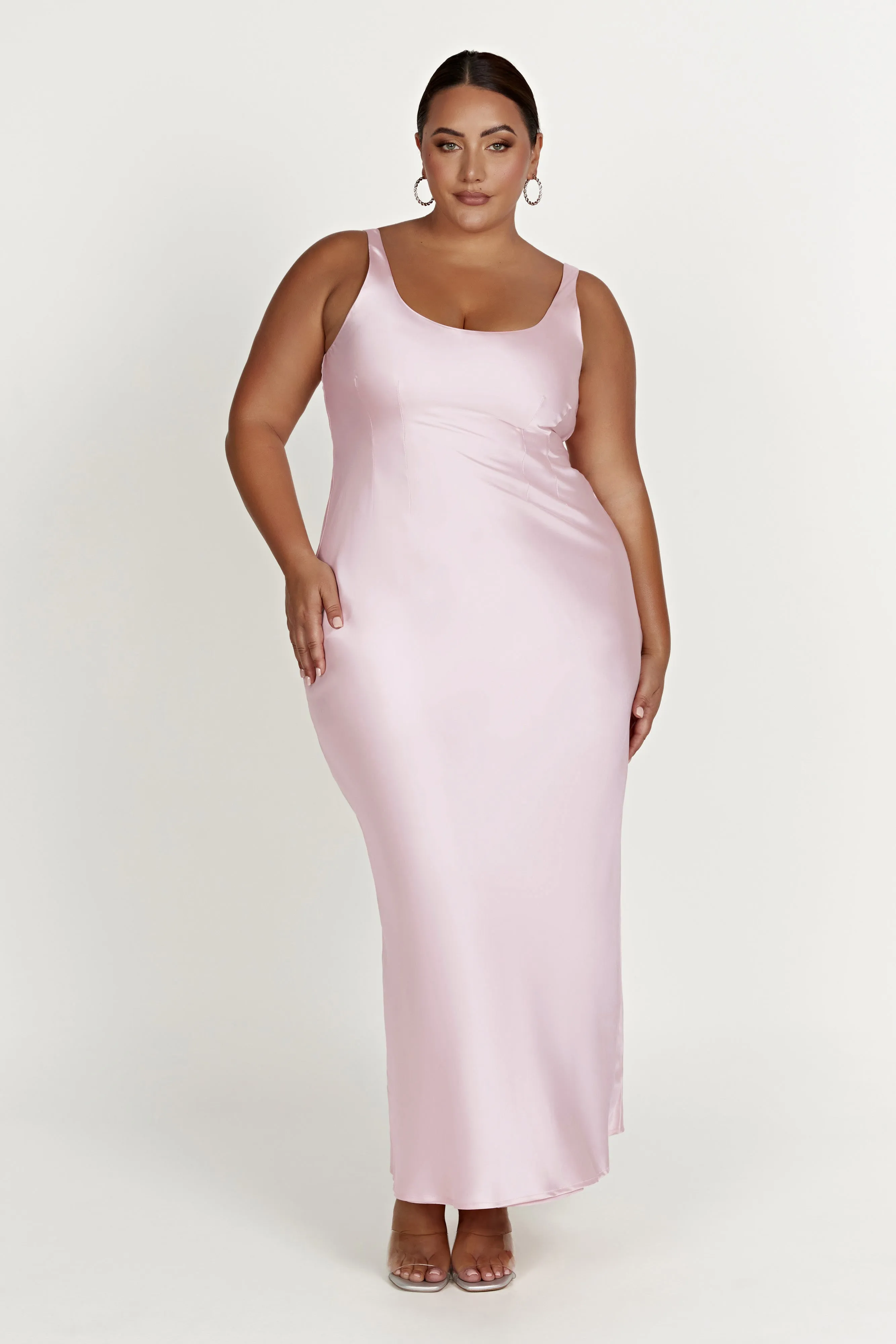 Arora Corset Maxi Dress - Crystal Rose sold by Meshki product image thumbnail 5