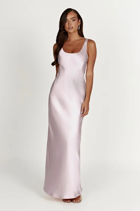 Arora Corset Maxi Dress - Crystal Rose sold by Meshki