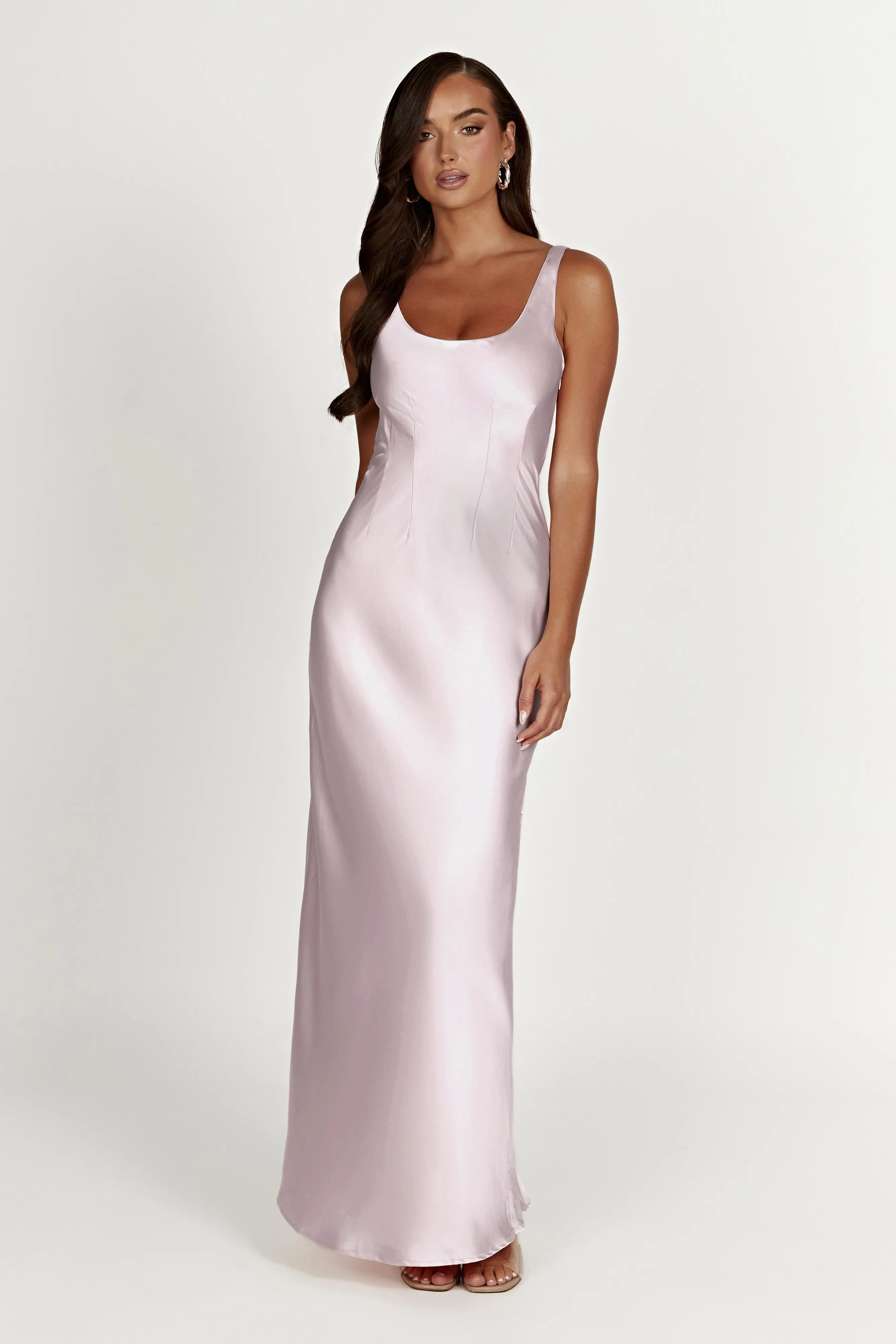 Arora Corset Maxi Dress - Crystal Rose sold by Meshki