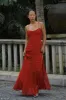 Jacinta Chiffon Maxi Dress - Vermilion Red sold by Meshki