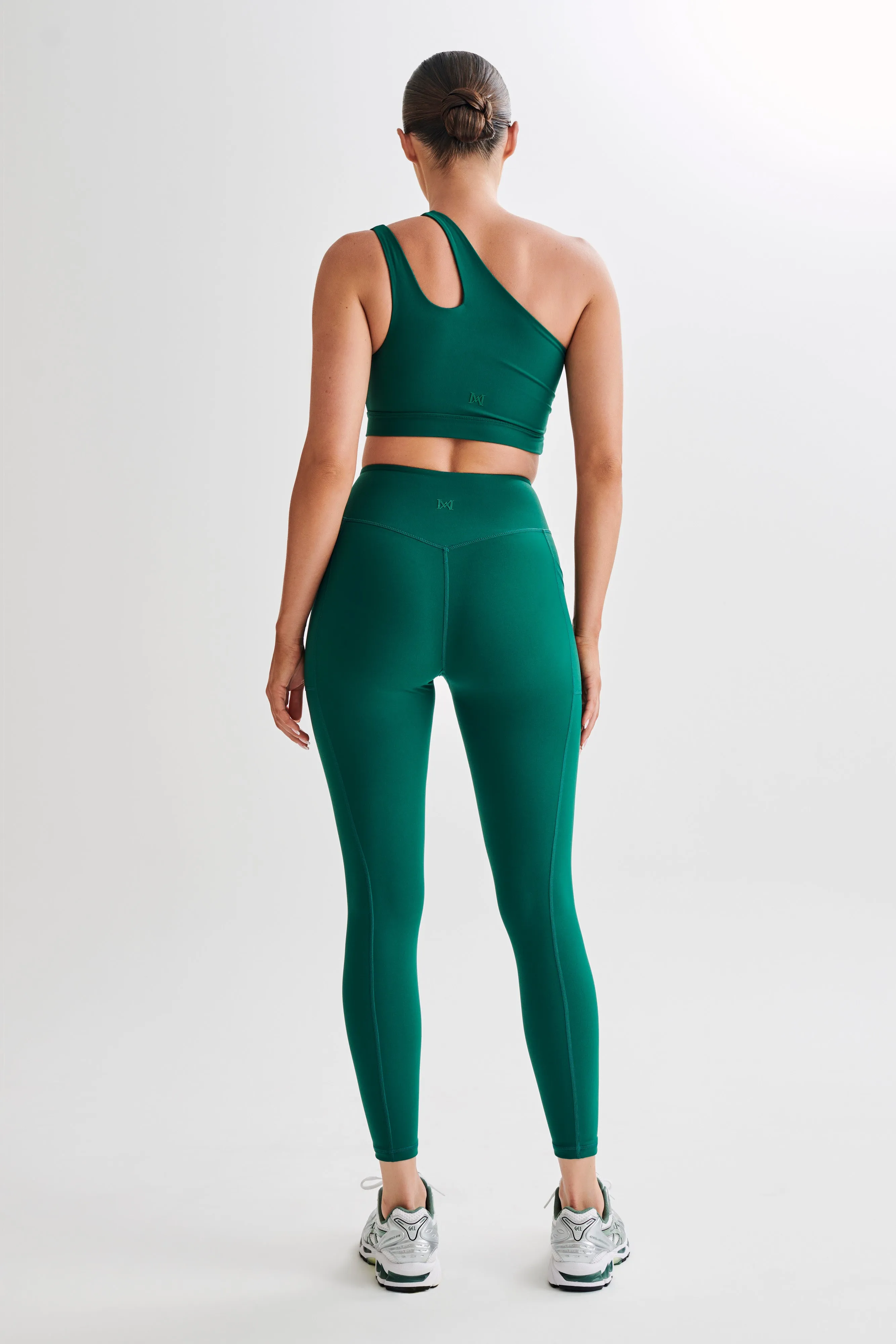 Floyd One Shoulder Crop Top - Green sold by Meshki product image thumbnail 5