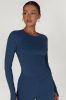 Venus Long Sleeve Top - Navy sold by Meshki
