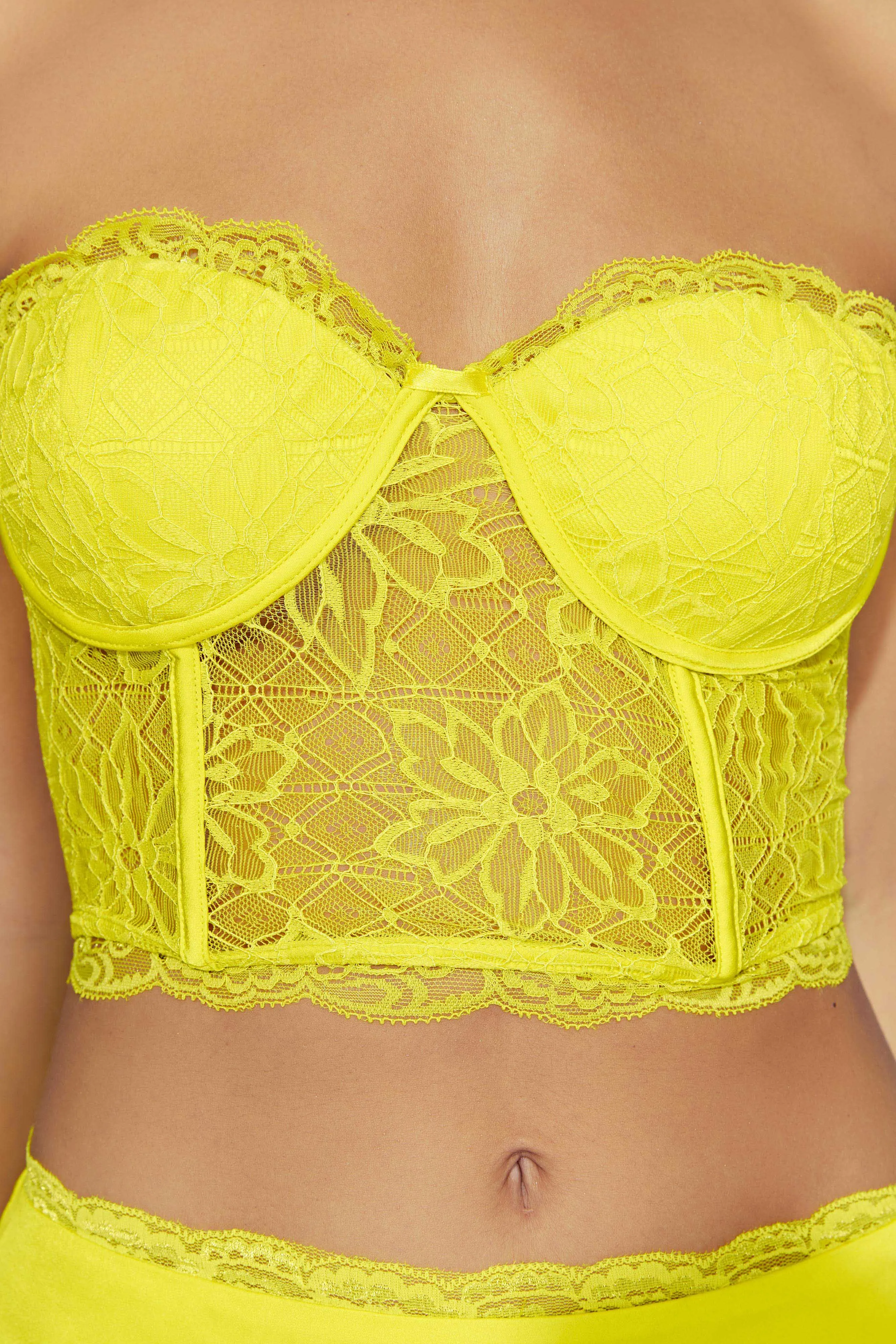 Alessandra Lace Corset - Fresh Green sold by Meshki product image thumbnail 3