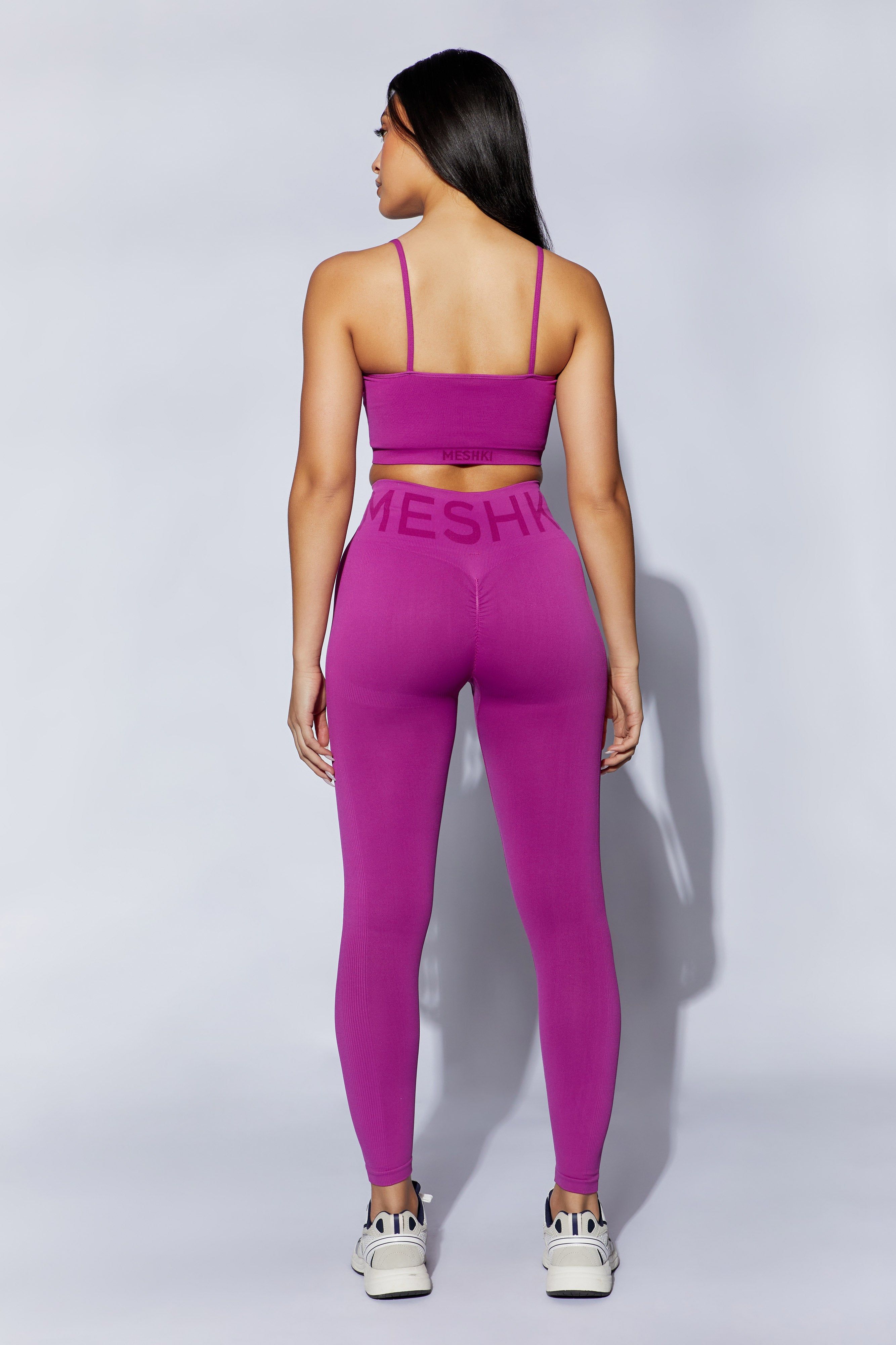 Leia Seamless Leggings - Violet sold by Meshki product image thumbnail 2