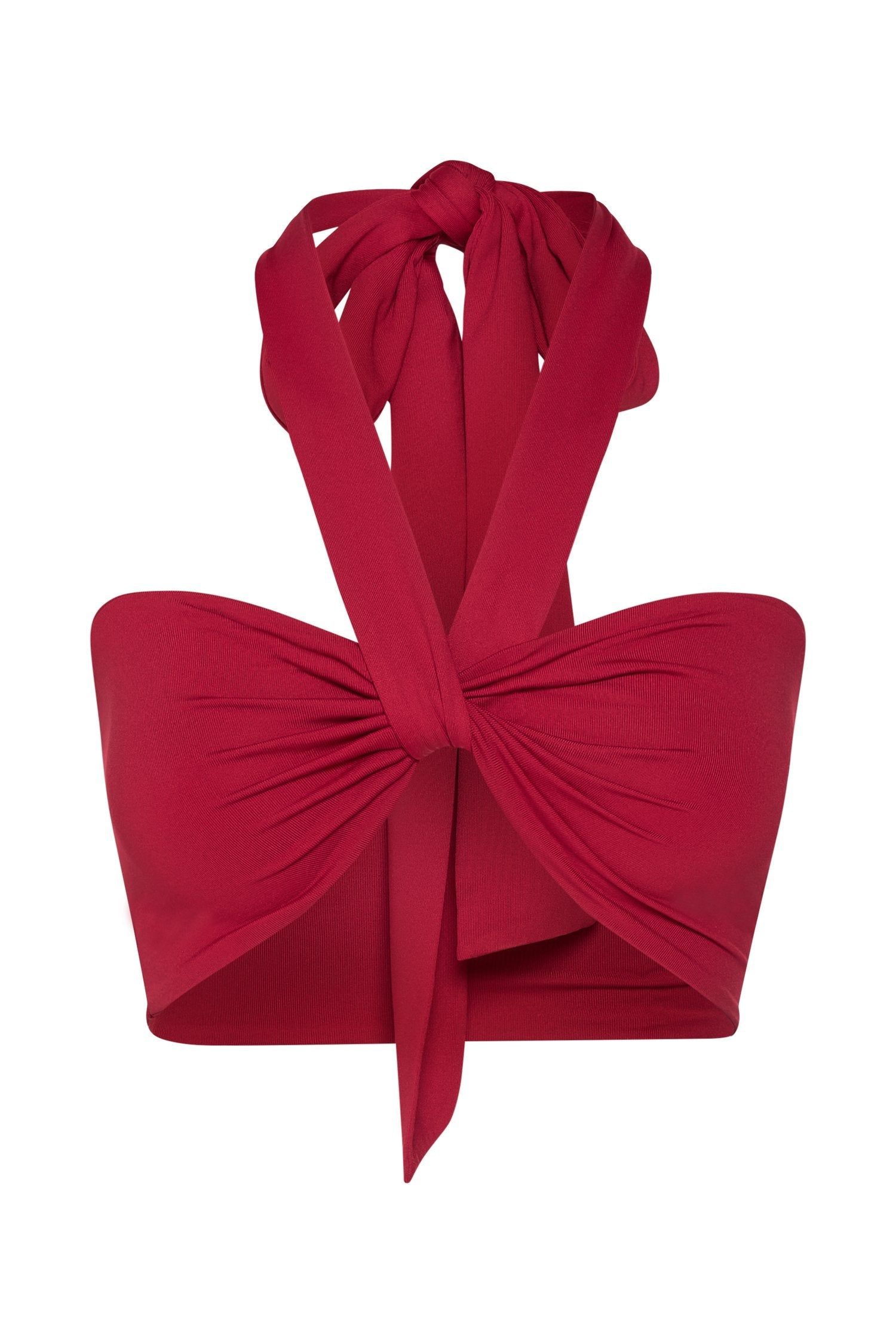 Lea Multi Way Crop Top - Chilli Pepper sold by Meshki product image thumbnail 13