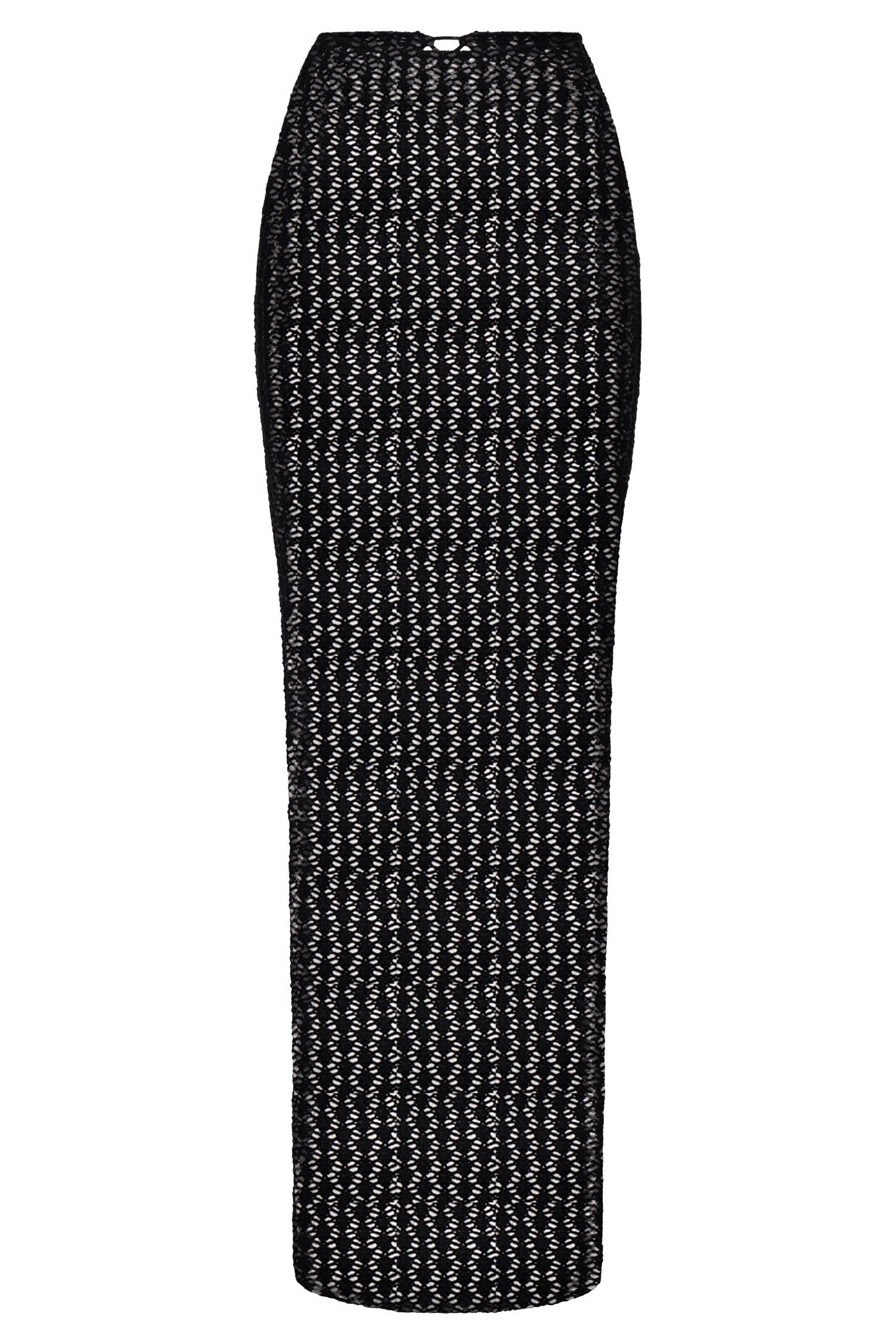 Rosella Crochet Maxi Skirt - Black sold by Meshki product image thumbnail 8