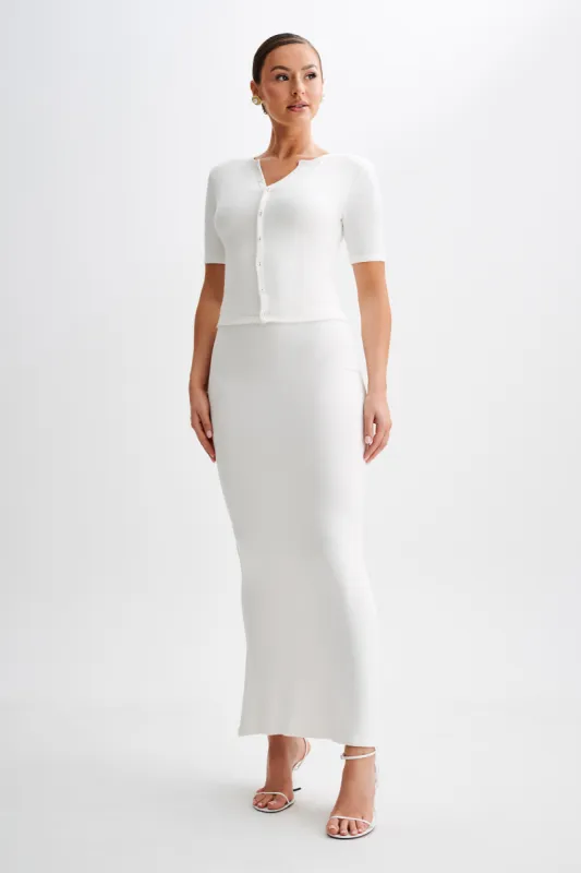 Jonah Modal Maxi Skirt - Ivory made by Meshki