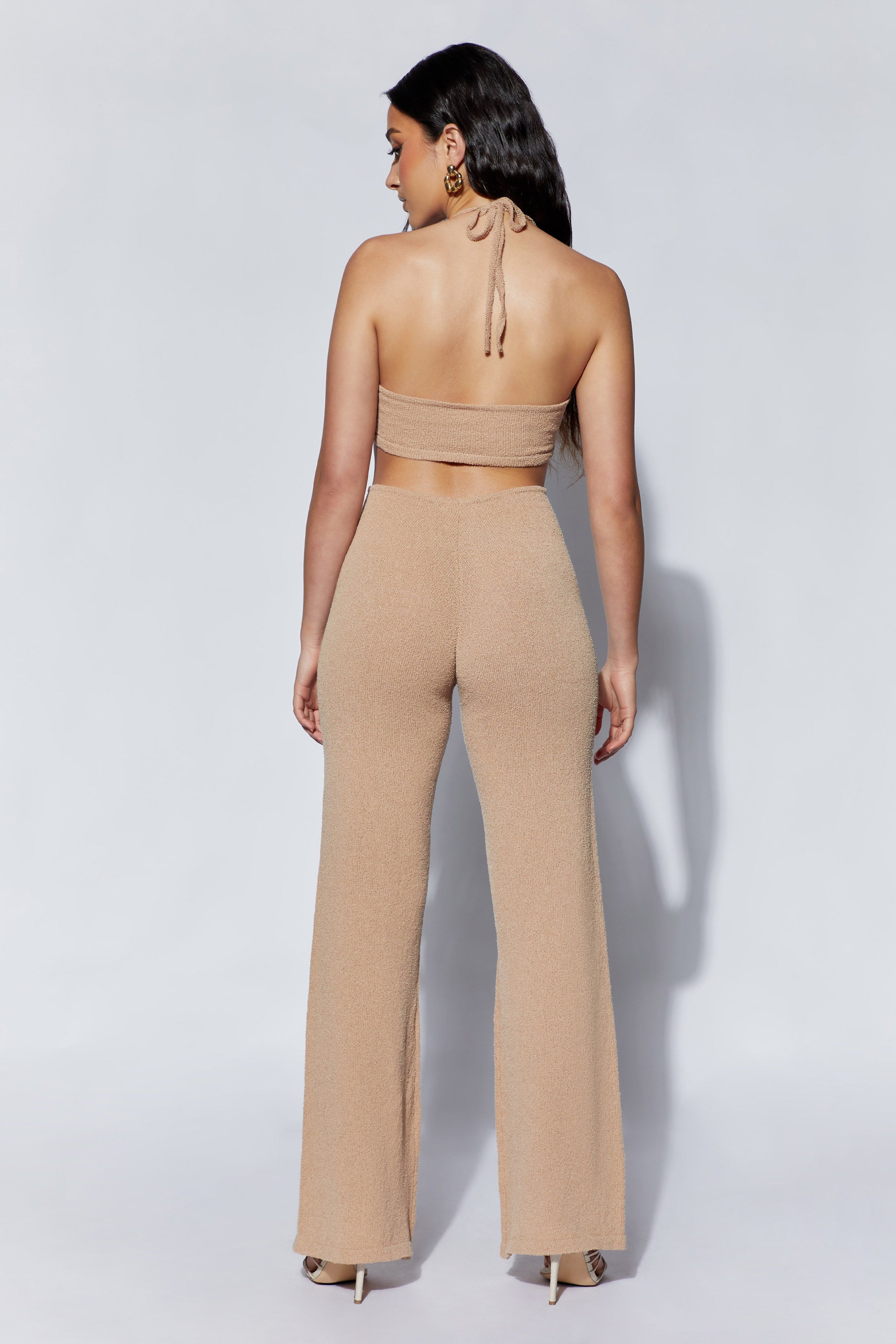 Ayla Towelling Cut Out Jumpsuit - Clay sold by Meshki product image thumbnail 8