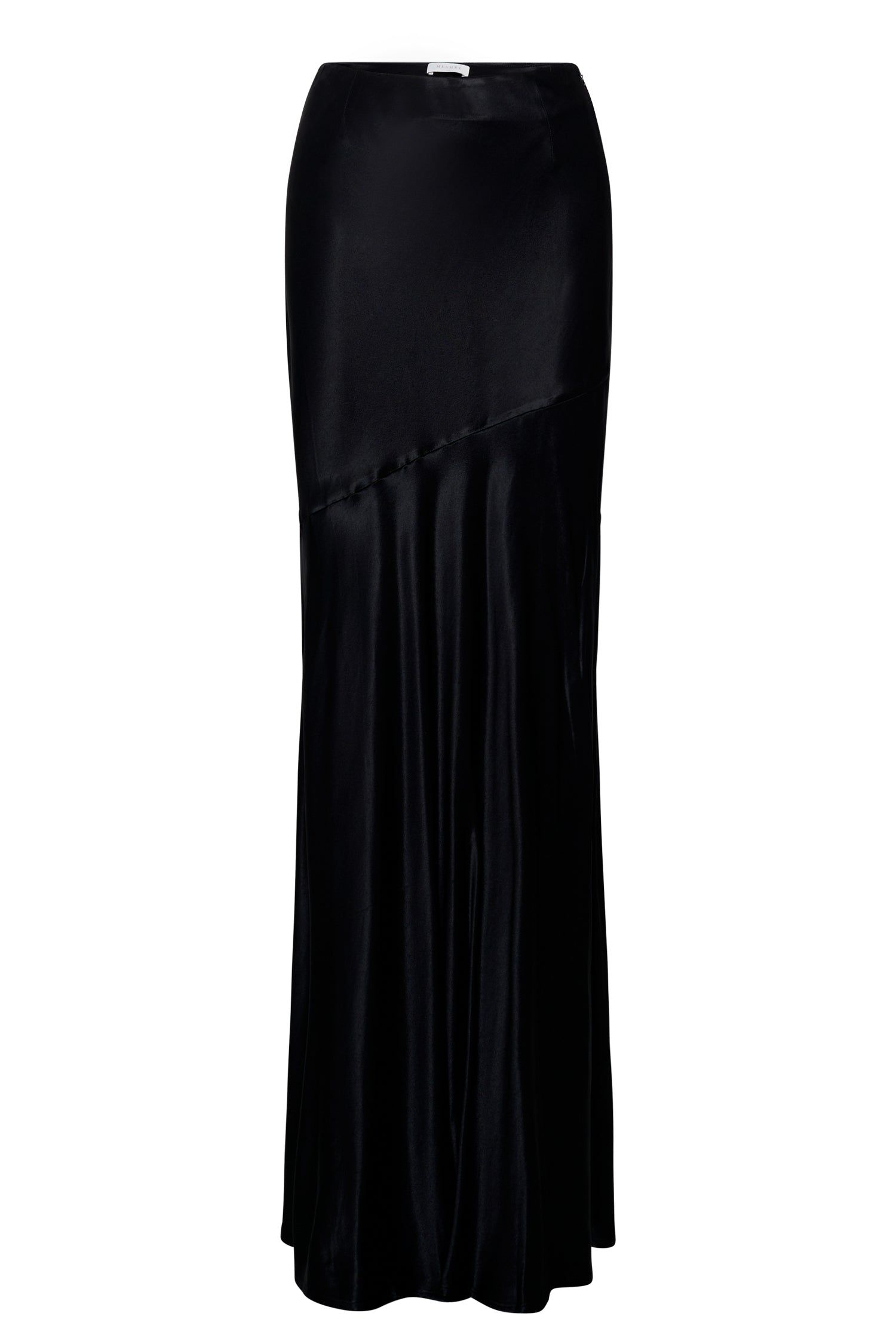 Poppy Satin Maxi Skirt - Black sold by Meshki product image thumbnail 10