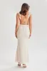 Ezra Lace Maxi Dress - Ivory sold by Meshki