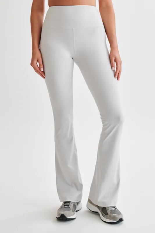 Jesse Flared Yoga Pants - Ice Grey sold by Meshki
