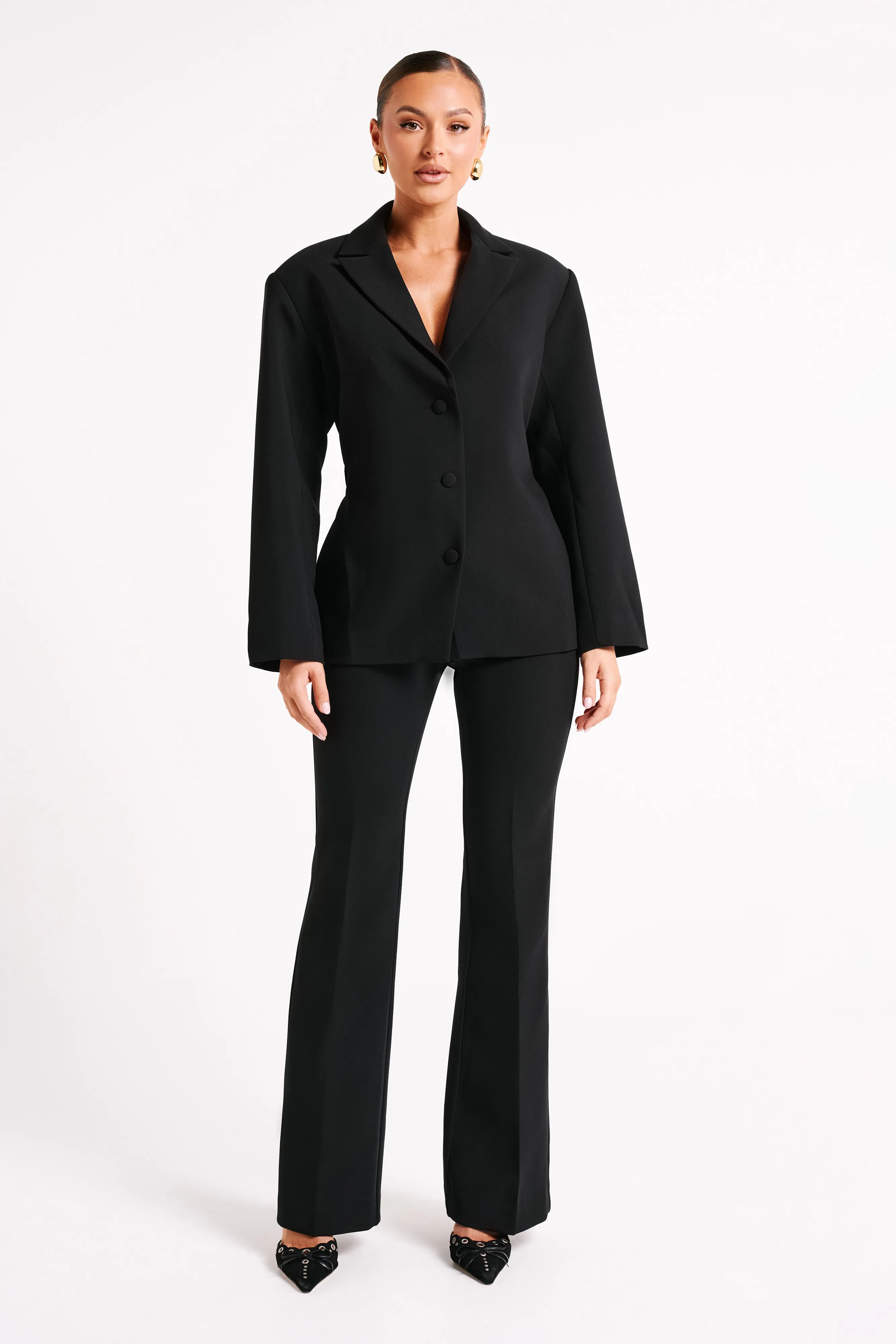 Addie Suiting Blazer - Black sold by Meshki product image thumbnail 2
