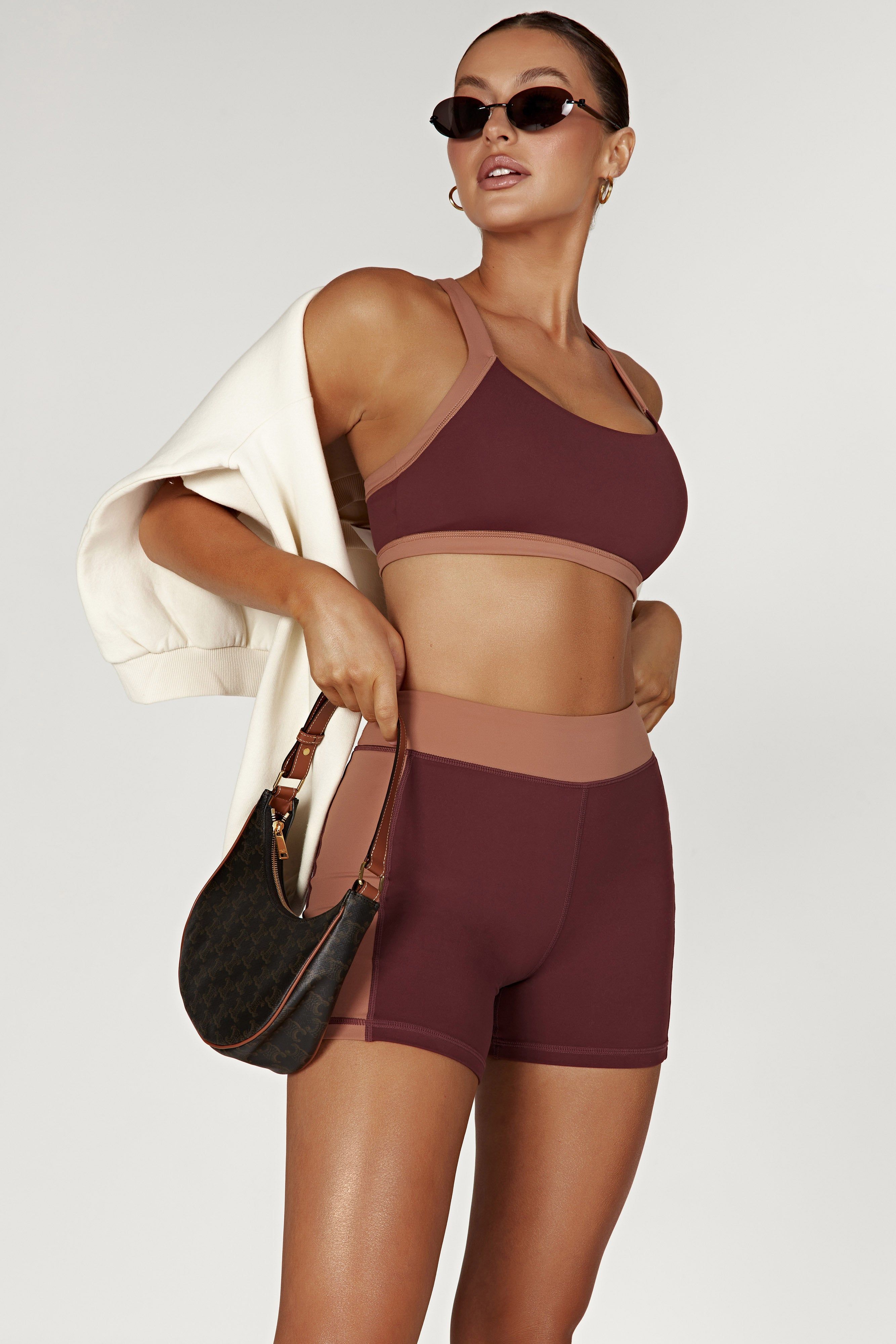 Bambi Cheeky Cut Bikini Bottoms - Lime Sparkle sold by Meshki product image thumbnail 4