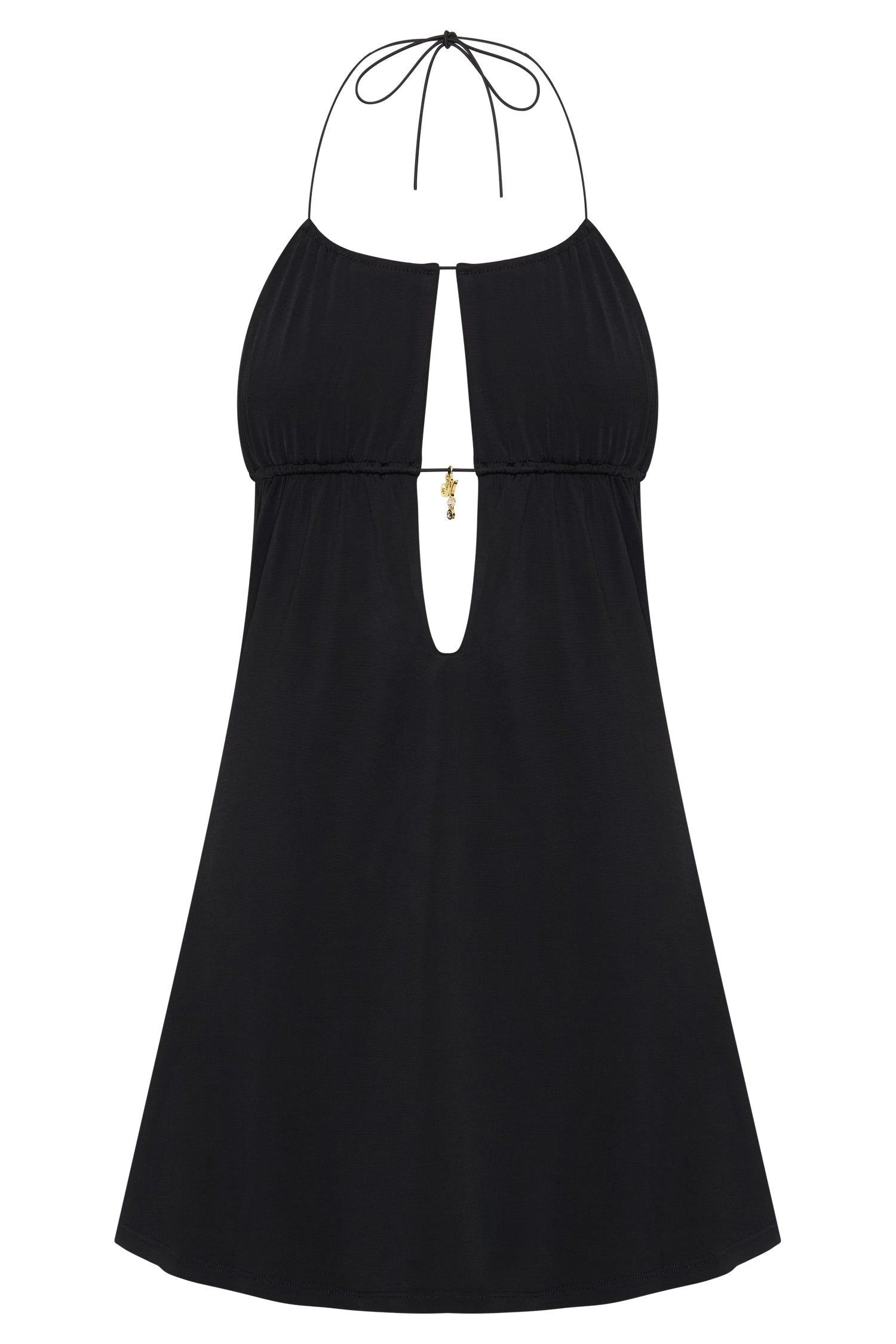 Kehlani Halter Mini Dress - Black sold by Meshki product image thumbnail 10