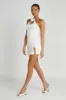 Adeline Rose Halter Mini Dress - White sold by Meshki