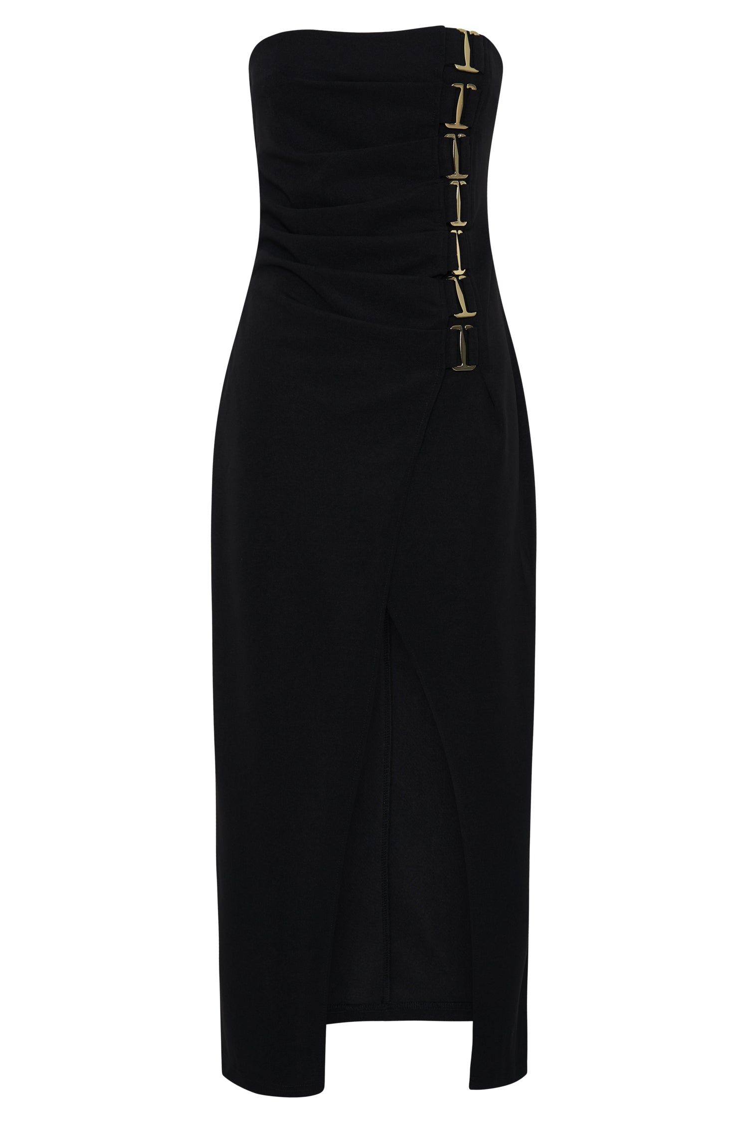 Mercer E-Hook Midi Dress - Black sold by Meshki product image thumbnail 9