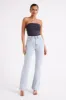 Romina Recycled Nylon Ruched Bodysuit - Charcoal sold by Meshki