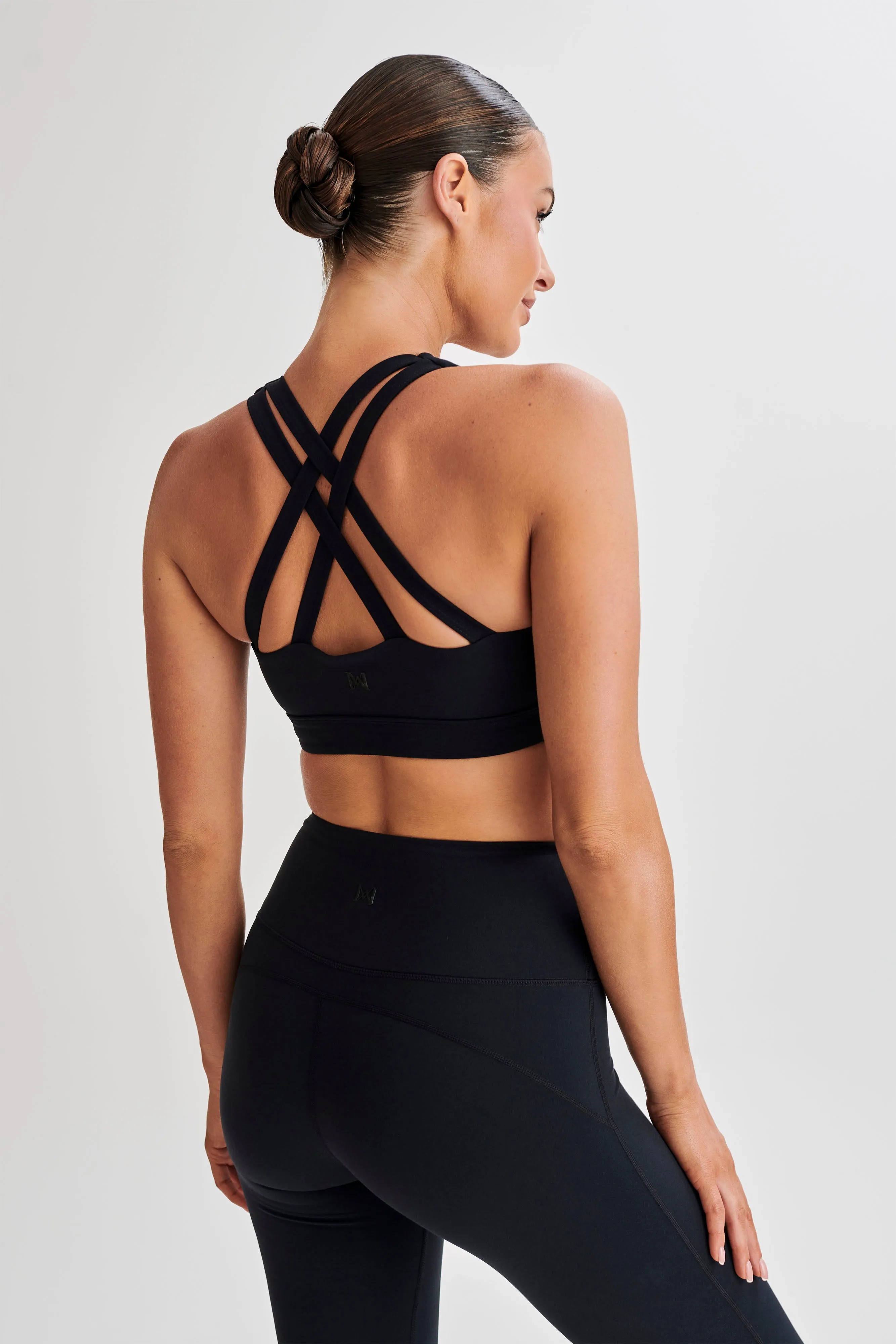 Jackie Twist Crop Top - Black sold by Meshki product image thumbnail 4